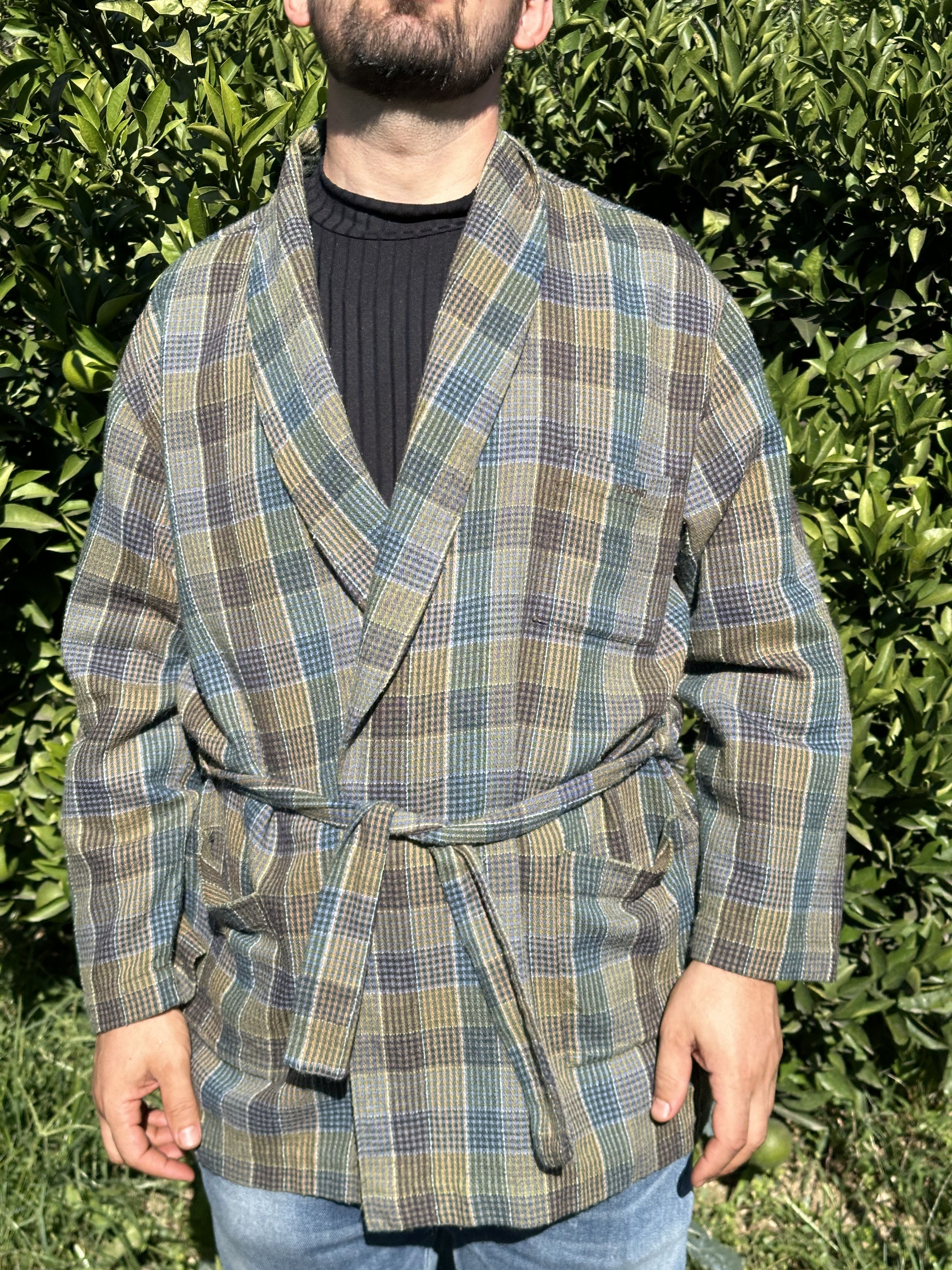 Missoni Bathrobe Missoni 3D Knit Stripe Retro Light Robe Size 52 L Size US L / EU 52-54 / 3 - 2 Thumbnail