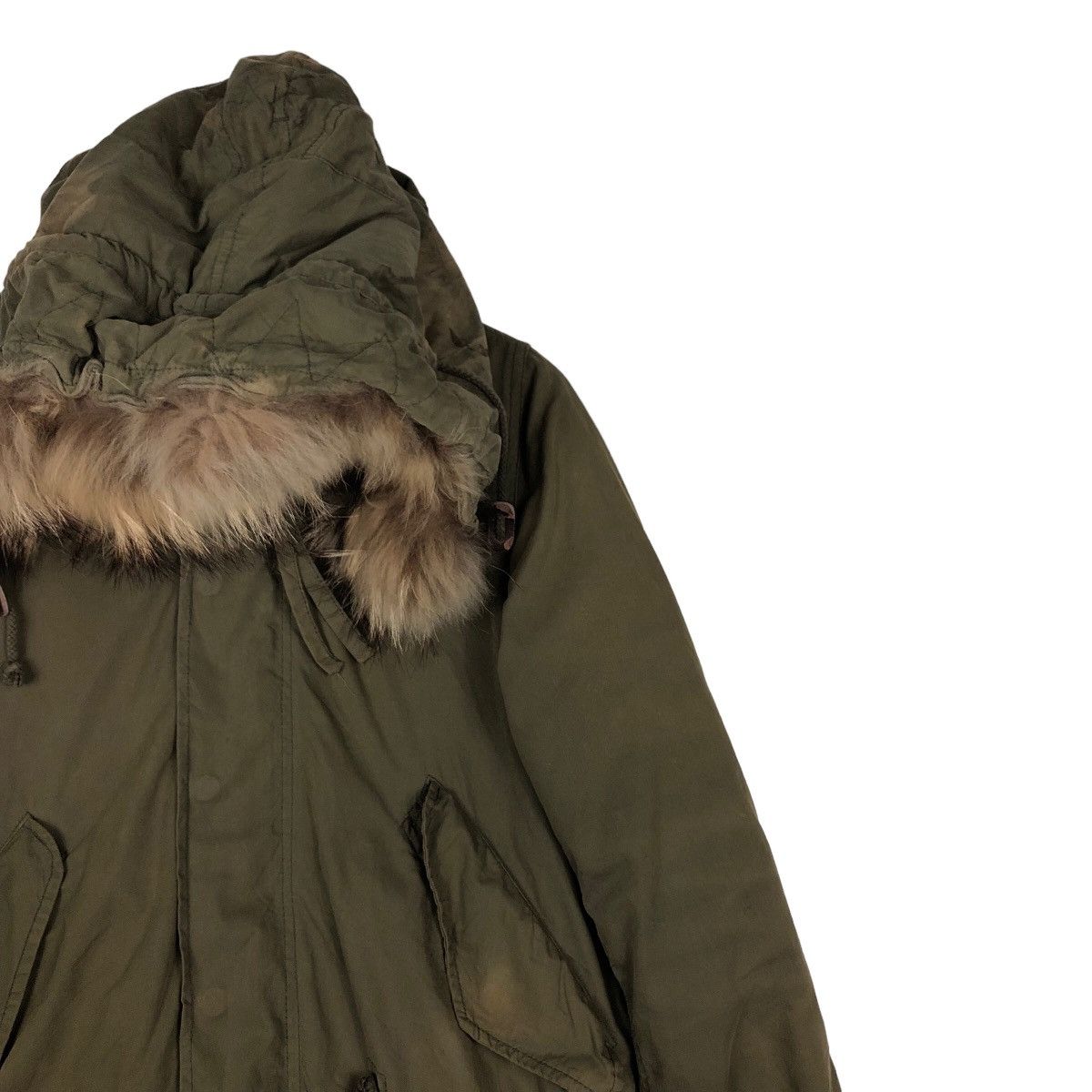 Avirex 🔥Vintage Parka Jacket Avirex USA Mink Fur Hoodie Bondage Size US S / EU 44-46 / 1 - 6 Thumbnail