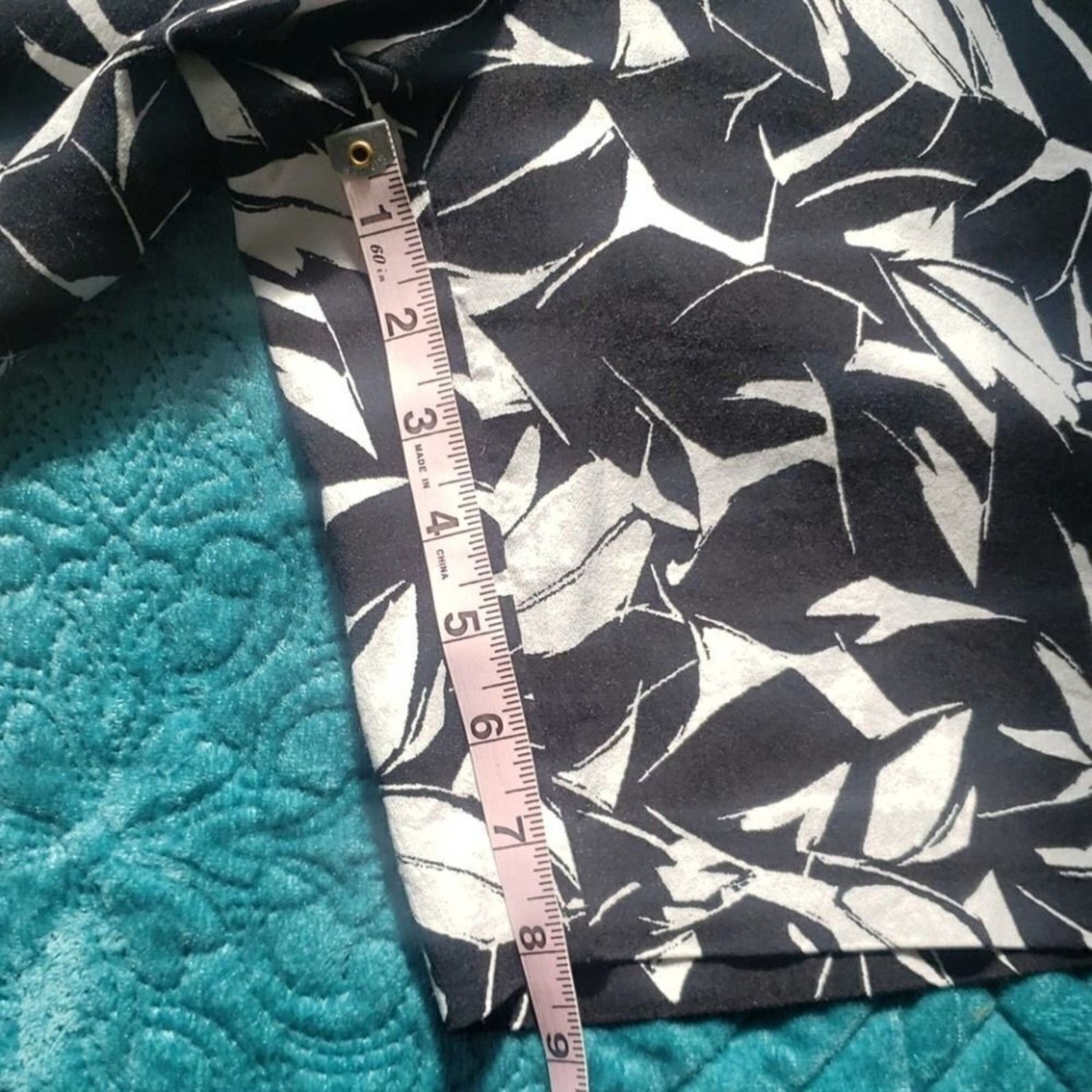 The Unbranded Brand MARIO SERRANI Short Black and White With Pockets Size 12 Size 22" - 7 Thumbnail