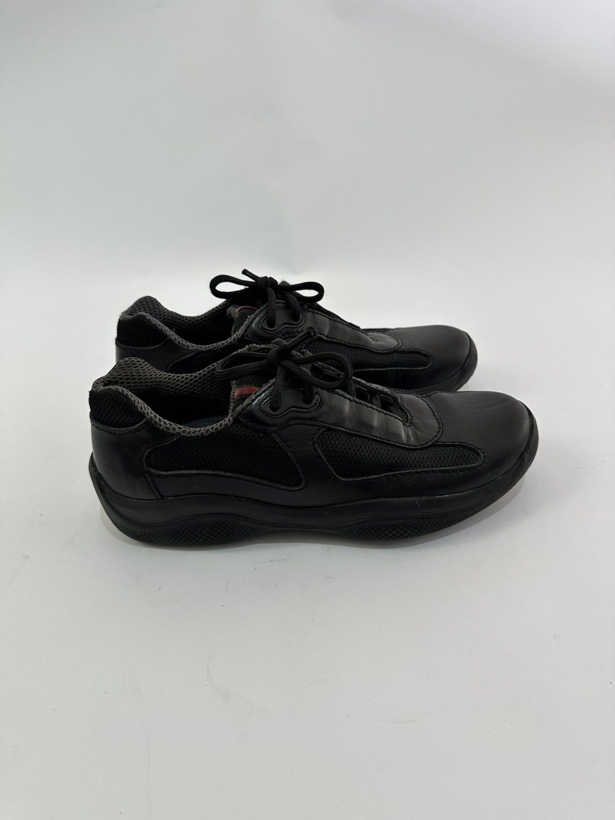 Prada PRADA Mesh And Leather american cup Sneakers Size 38.5 EU Size US 9 / IT 39 - 2 Thumbnail