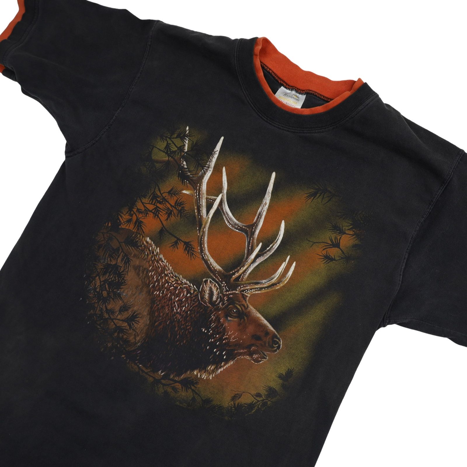 Vintage Vintage 90s Elk Graphic T Shirt Size US L / EU 52-54 / 3 - 2 Thumbnail