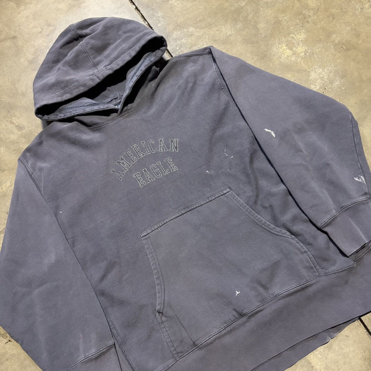 American Eagle Outfitters Vintage American Eagle Hoodie Sweatshirt Faded Preppy Skater Size US XL / EU 56 / 4 - 3 Thumbnail