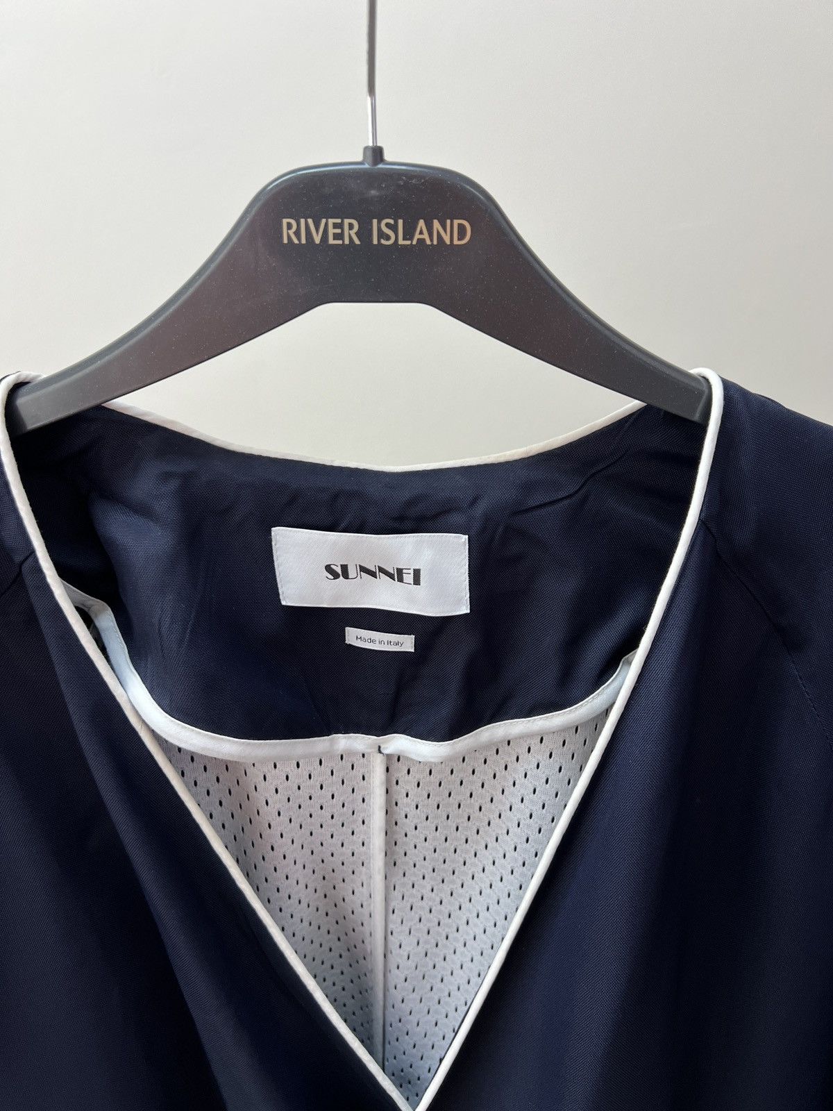 Sunnei SUNNEI Navy Blue Minimalist Made in Italy Women’s Jacket Size XL / US 12-14 / IT 48-50 - 8 Thumbnail