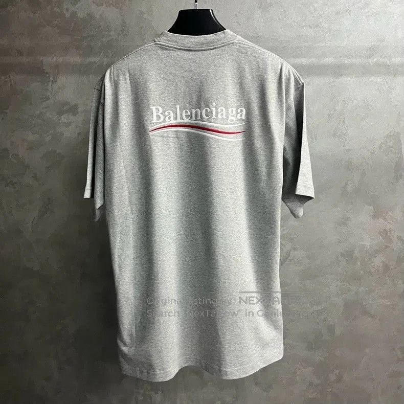 Balenciaga Balenciaga Gray Coke Oversized Short Sleeve T-Shirt. Size US XS / EU 42 / 0 - 2 Thumbnail