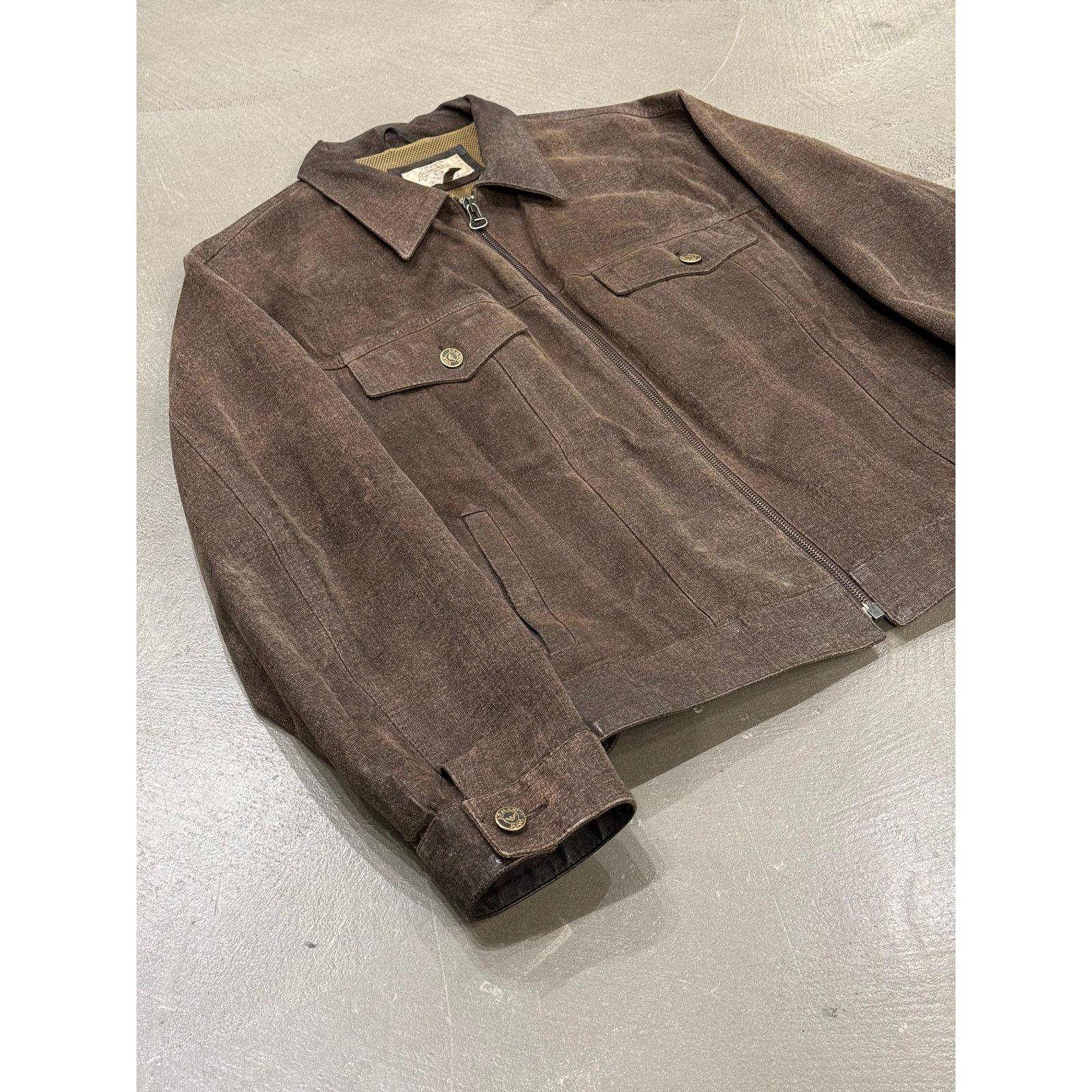 Giorgio Armani 1990s Armani leather work jacket Size US M / EU 48-50 / 2 - 4 Thumbnail