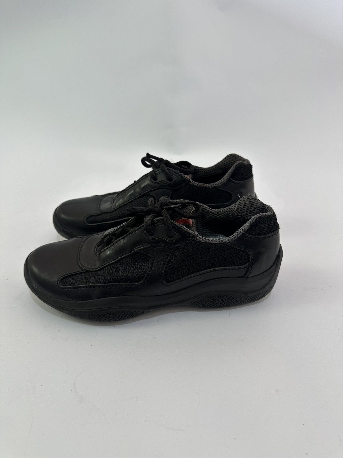 Prada PRADA Mesh And Leather american cup Sneakers Size 38.5 EU Size US 9 / IT 39 - 1 Thumbnail