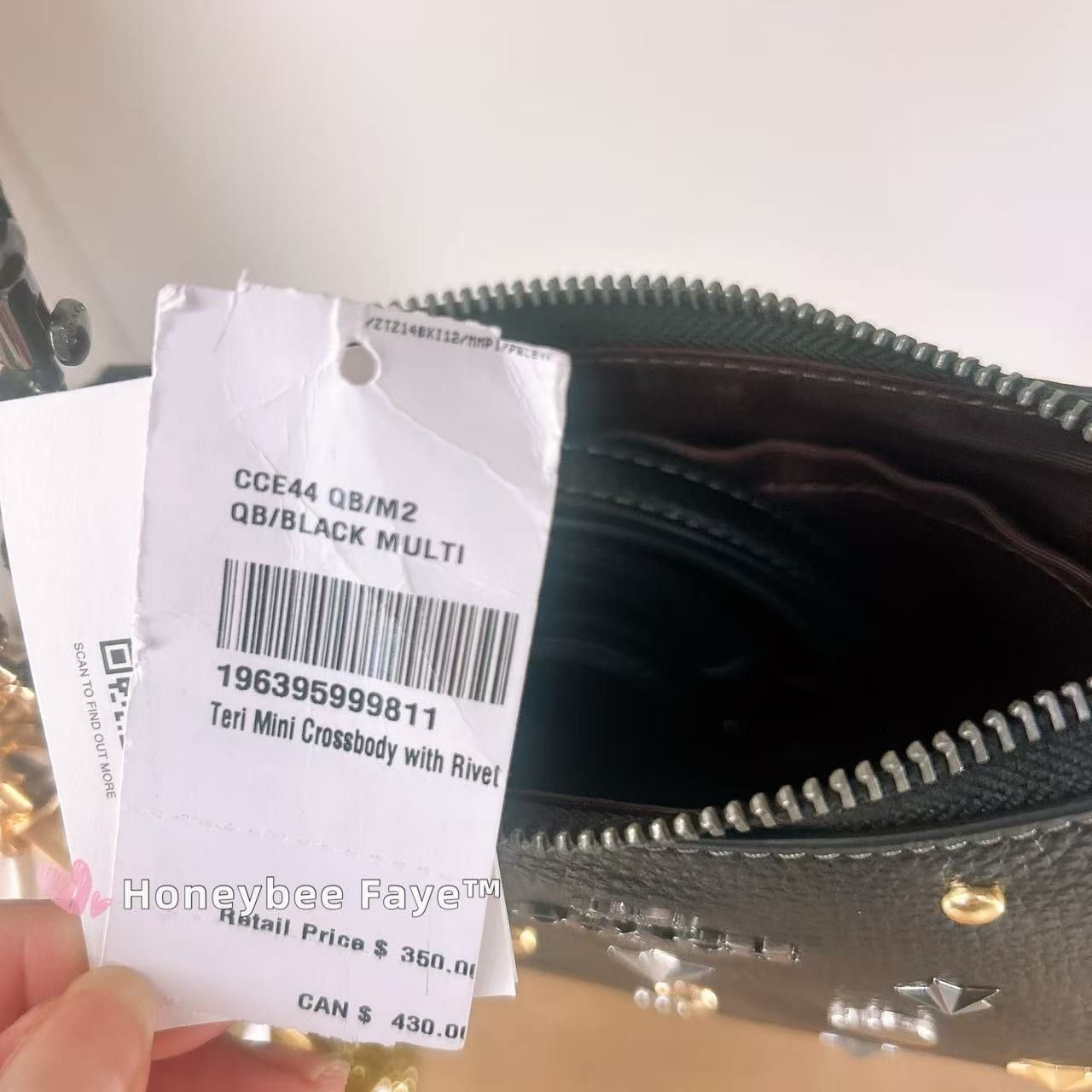 Coach Teri Mini Crossbody Bag With Rivets CCE44 Size ONE SIZE - 4 Thumbnail