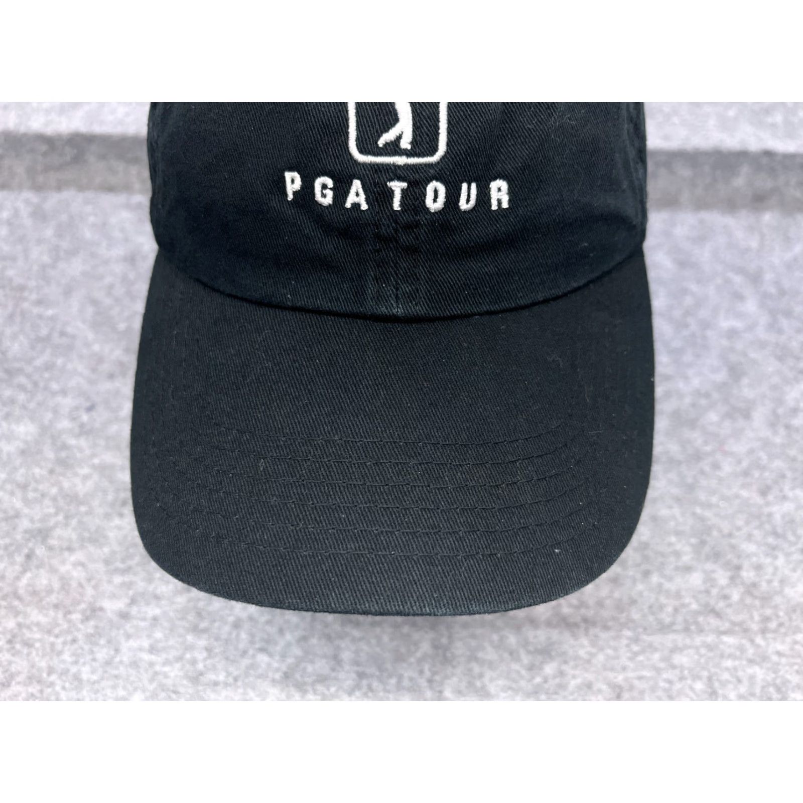 PGA Tour PGA Tour Hat Cap Strap Back Adult One Size Black Cotton Golf Golfer Hat/Cap - PGA - Golf Hat - Adjustable - Men - Black - One Size - Golf Size ONE SIZE - 3 Thumbnail