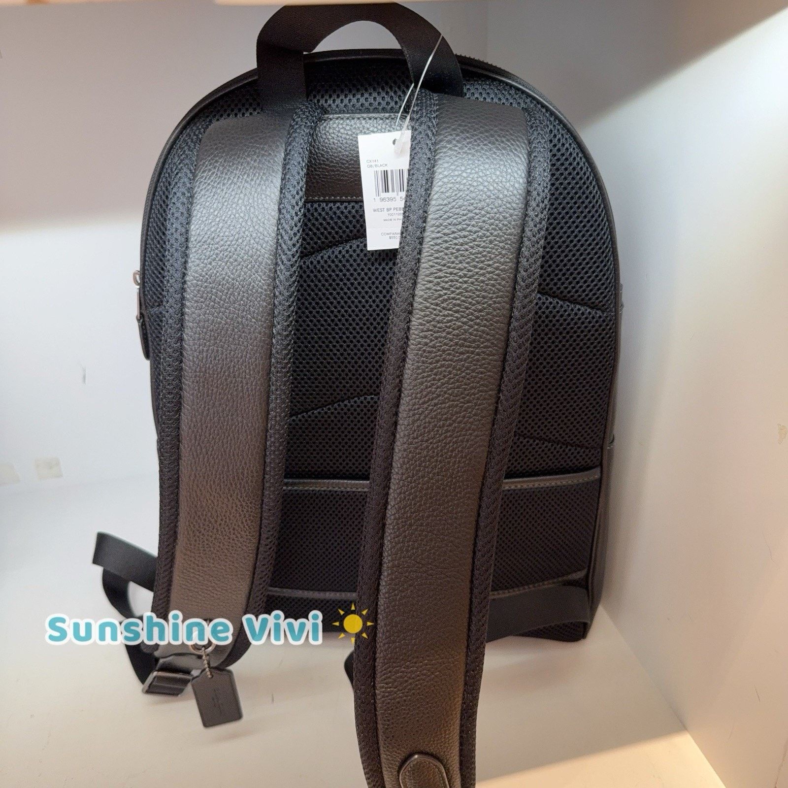 Coach NWT Coach MEN'S West Backpack Leather Black CX141 Size ONE SIZE - 10 Thumbnail