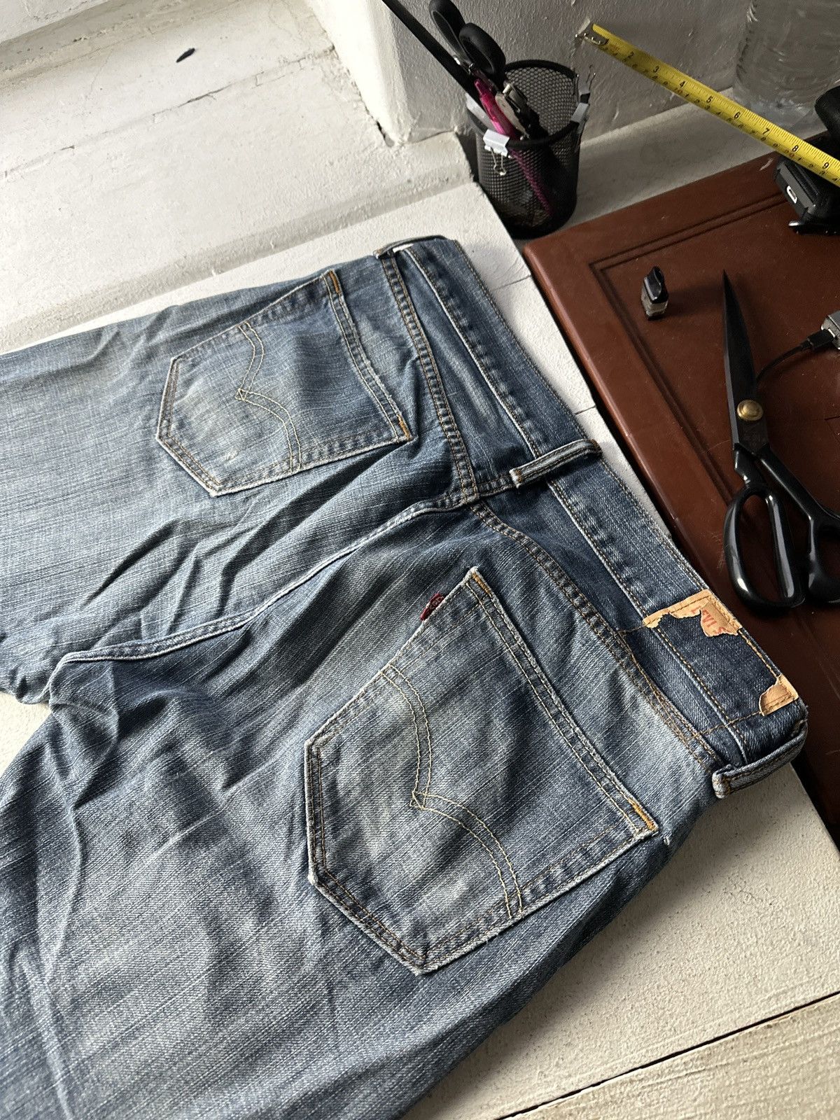 Levi's 🚨Vintage 90s Levis Jeans 00505 Rare Light Wash Denim 505 Size US 34 / EU 50 - 12 Thumbnail