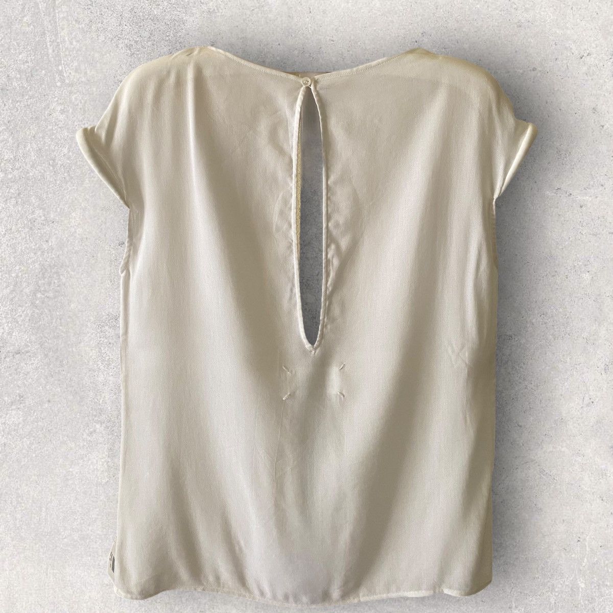 Maison Margiela SS11 Cotton Rayon Blend Blouse Size L / US 10 / IT 46 - 2 Thumbnail