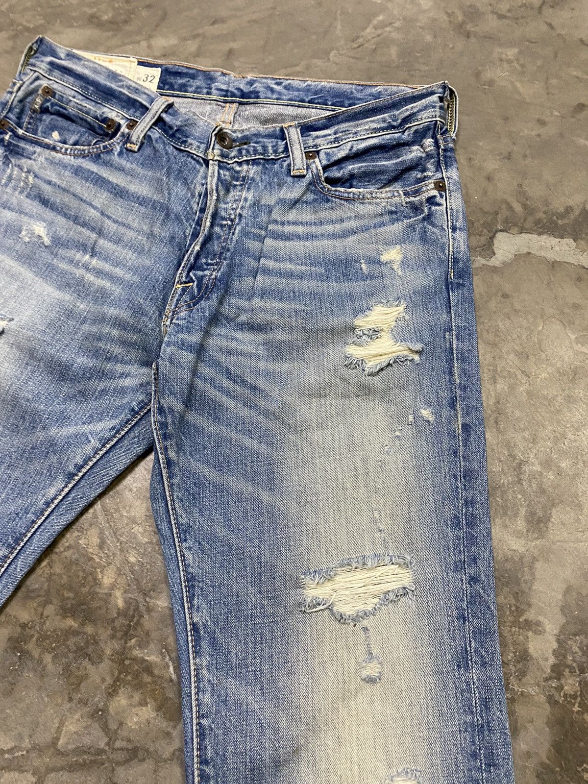 Abercrombie & Fitch Flare Jeans Abercrombie Baxter Distressed Boot Cut Size US 32 / EU 48 - 5 Thumbnail