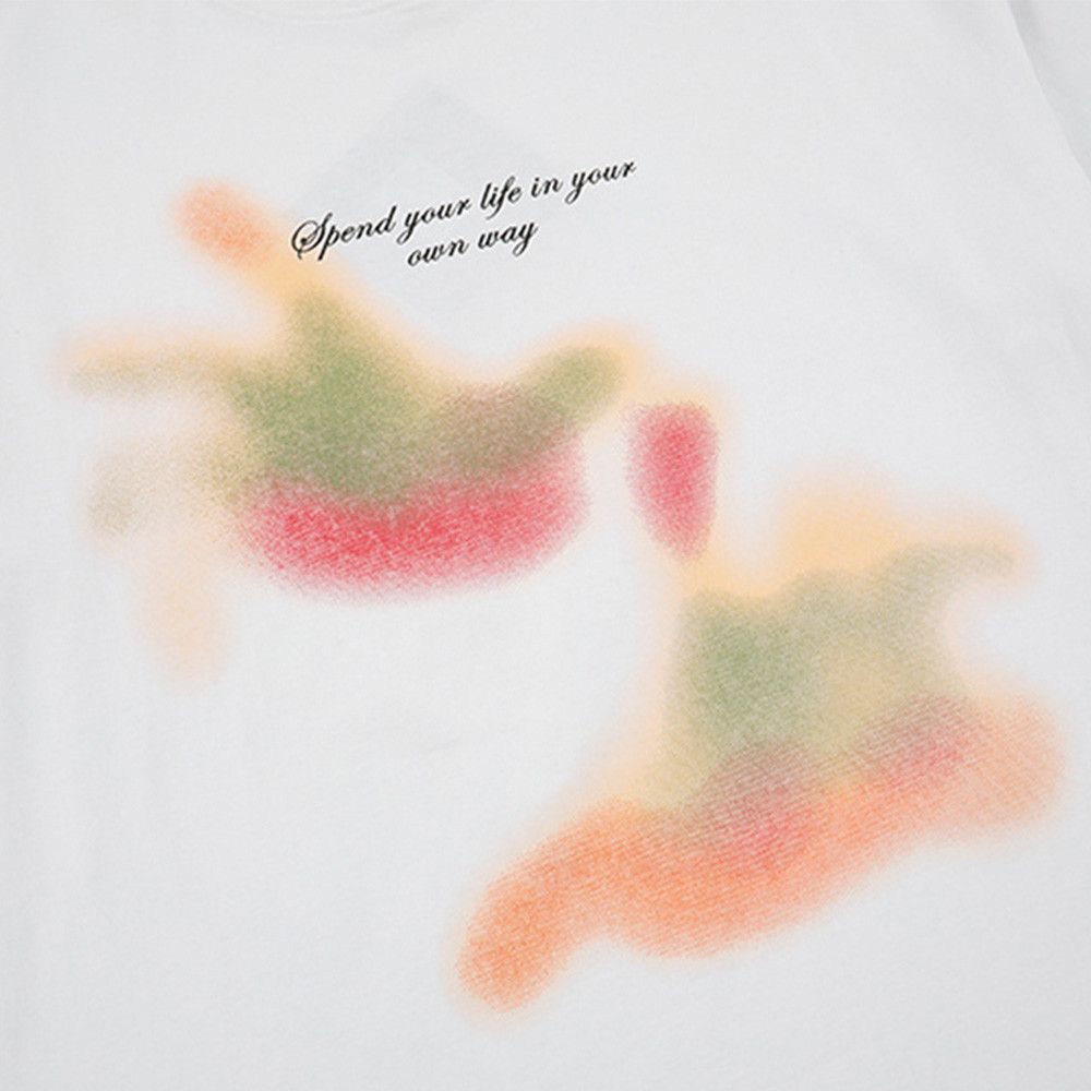 Vintage Men's Loose Casual Hand Print Short-Sleeve T-Shirt Size US M / EU 48-50 / 2 - 4 Thumbnail