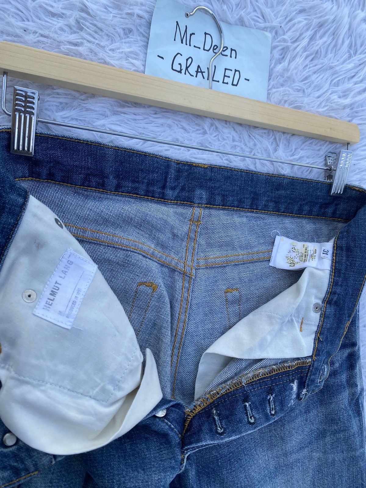 Helmut Lang Rare Helmut Lang Produced in 1998 Denim /Jeans Size US 31 - 13 Thumbnail