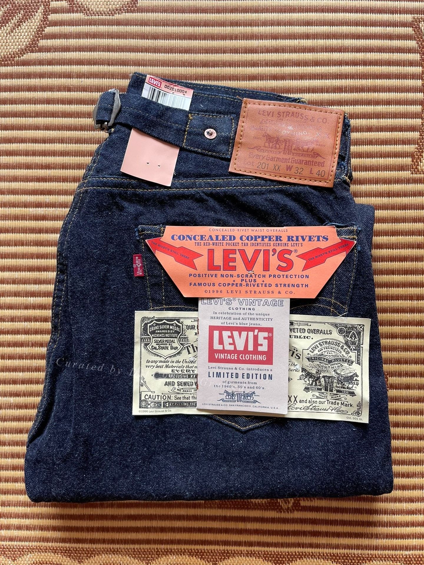 Levi's Vintage Clothing Levis LVC 555 1937 Jeans Size US 32 / EU 48 - 1 Thumbnail