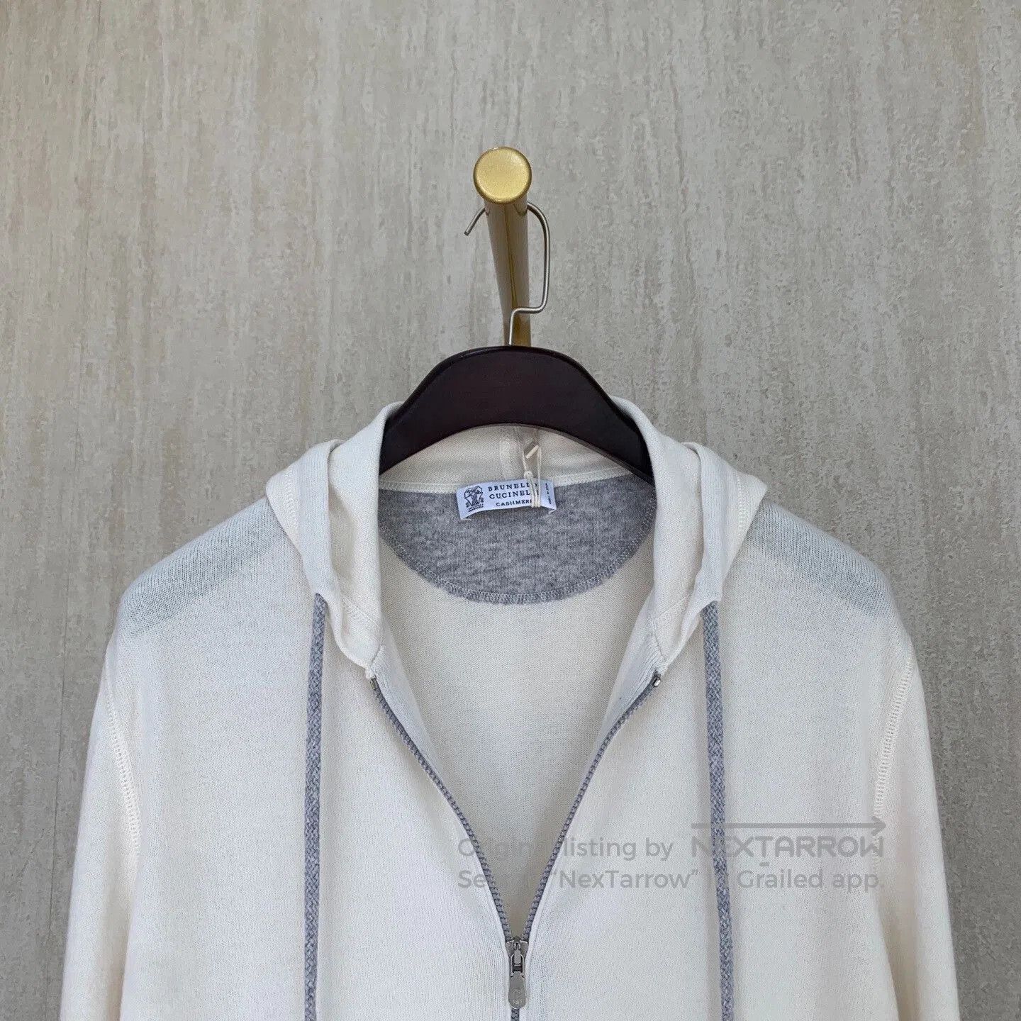 Brunello Cucinelli Brunello Cucinelli Hooded Cashmere Sweater. Size US M / EU 48-50 / 2 - 4 Thumbnail