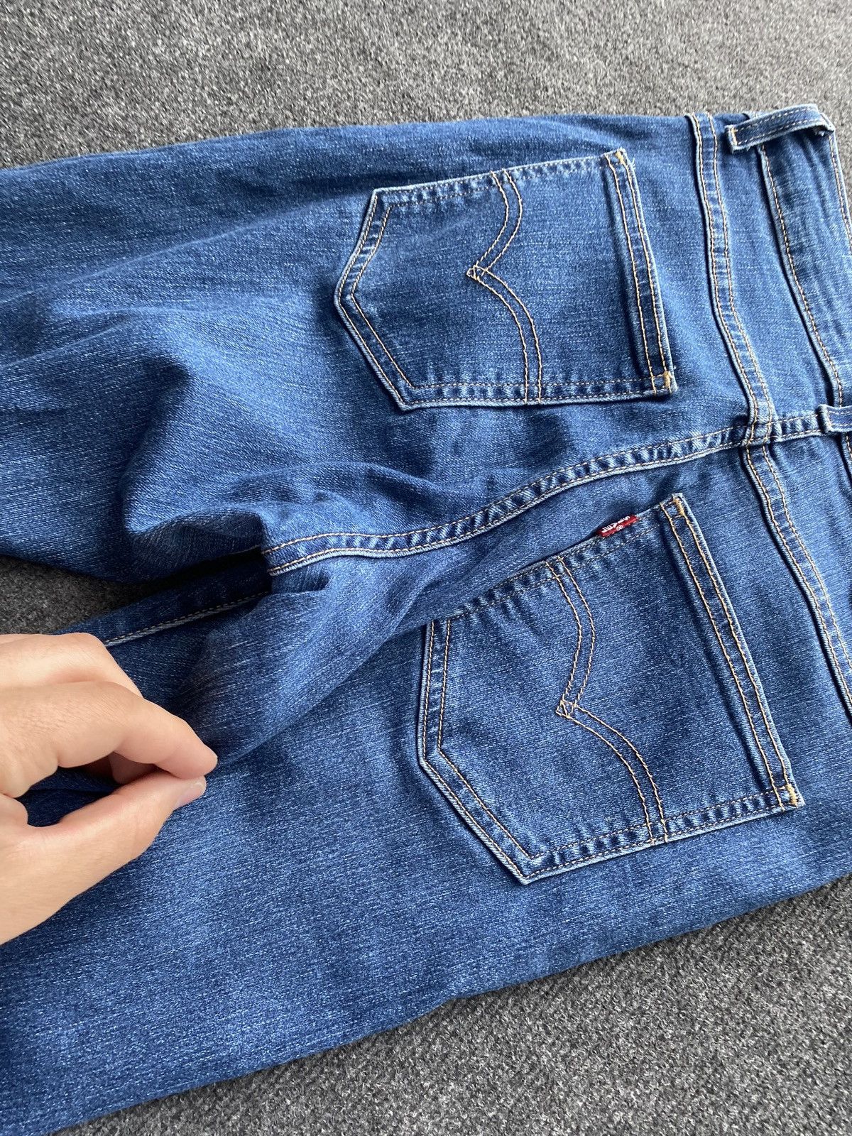Levi's 🔥Levis 726 Flare Womens blue jeans 28 sz goth emo alt Size 28" / US 6 / IT 42 - 15 Thumbnail