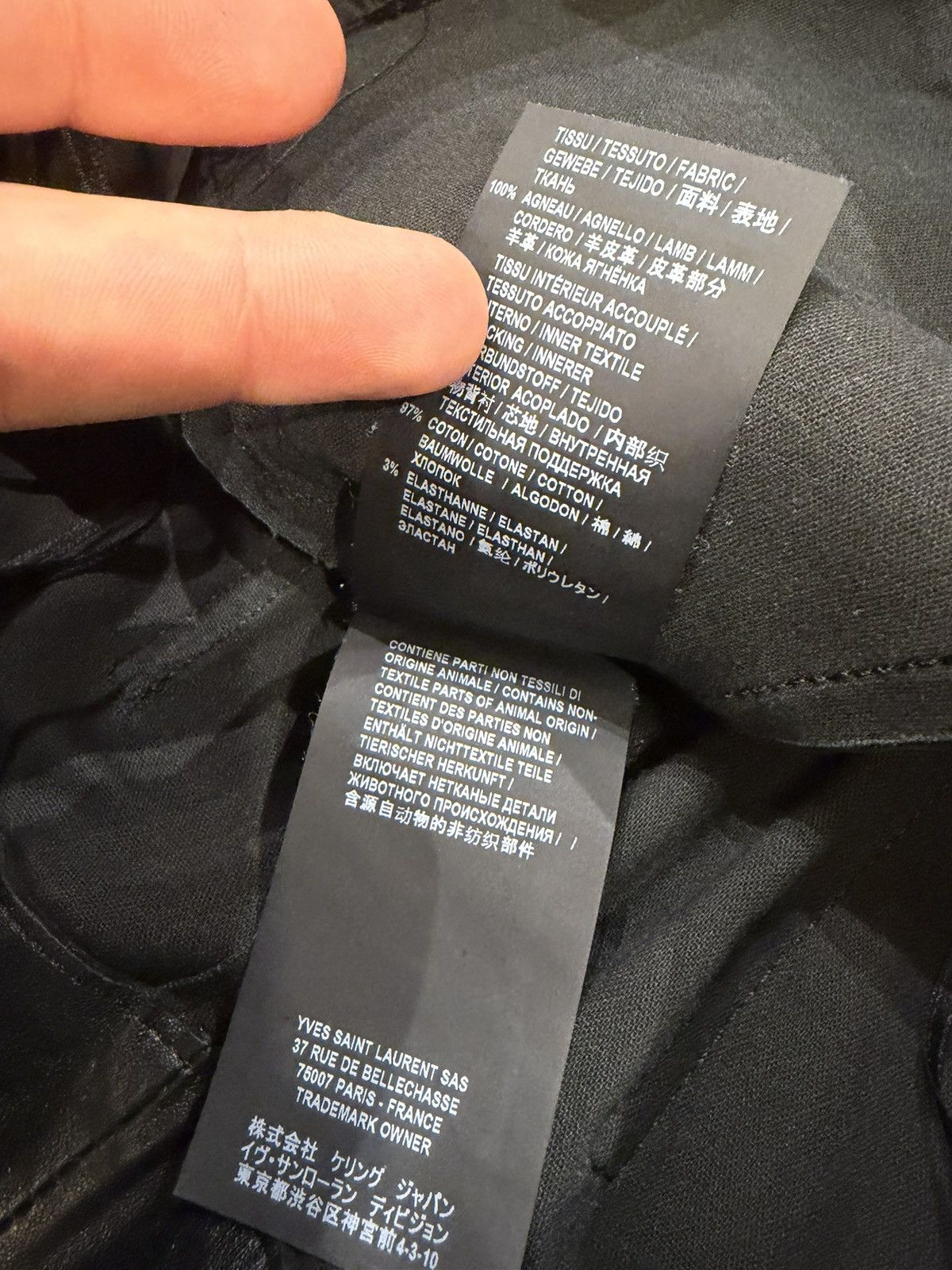 Saint Laurent Paris Saint Laurent Leather Pants Size US 28 / EU 44 - 5 Thumbnail