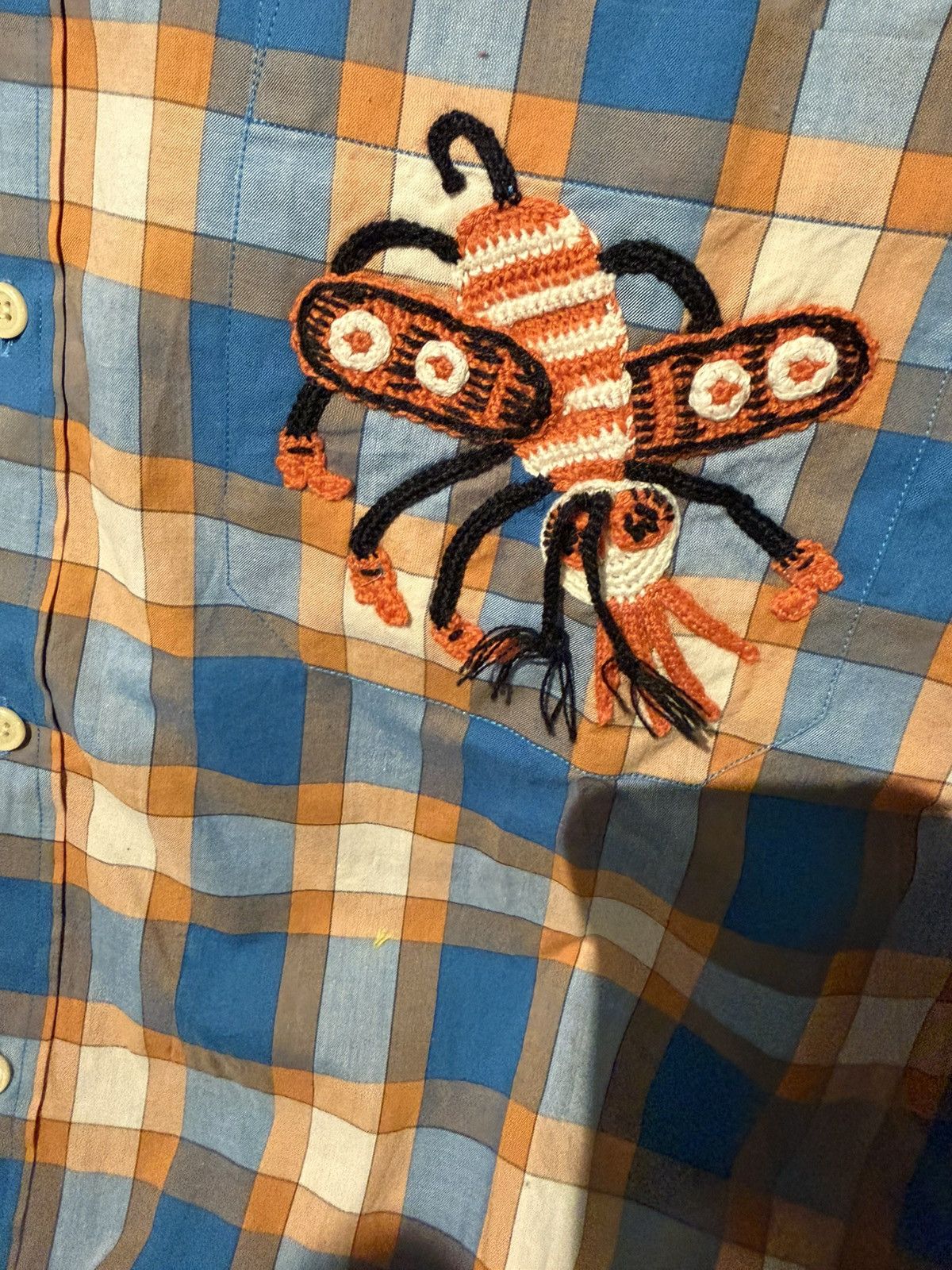 Gucci Gucci Check/Tartan Button Up Size US L / EU 52-54 / 3 - 5 Thumbnail