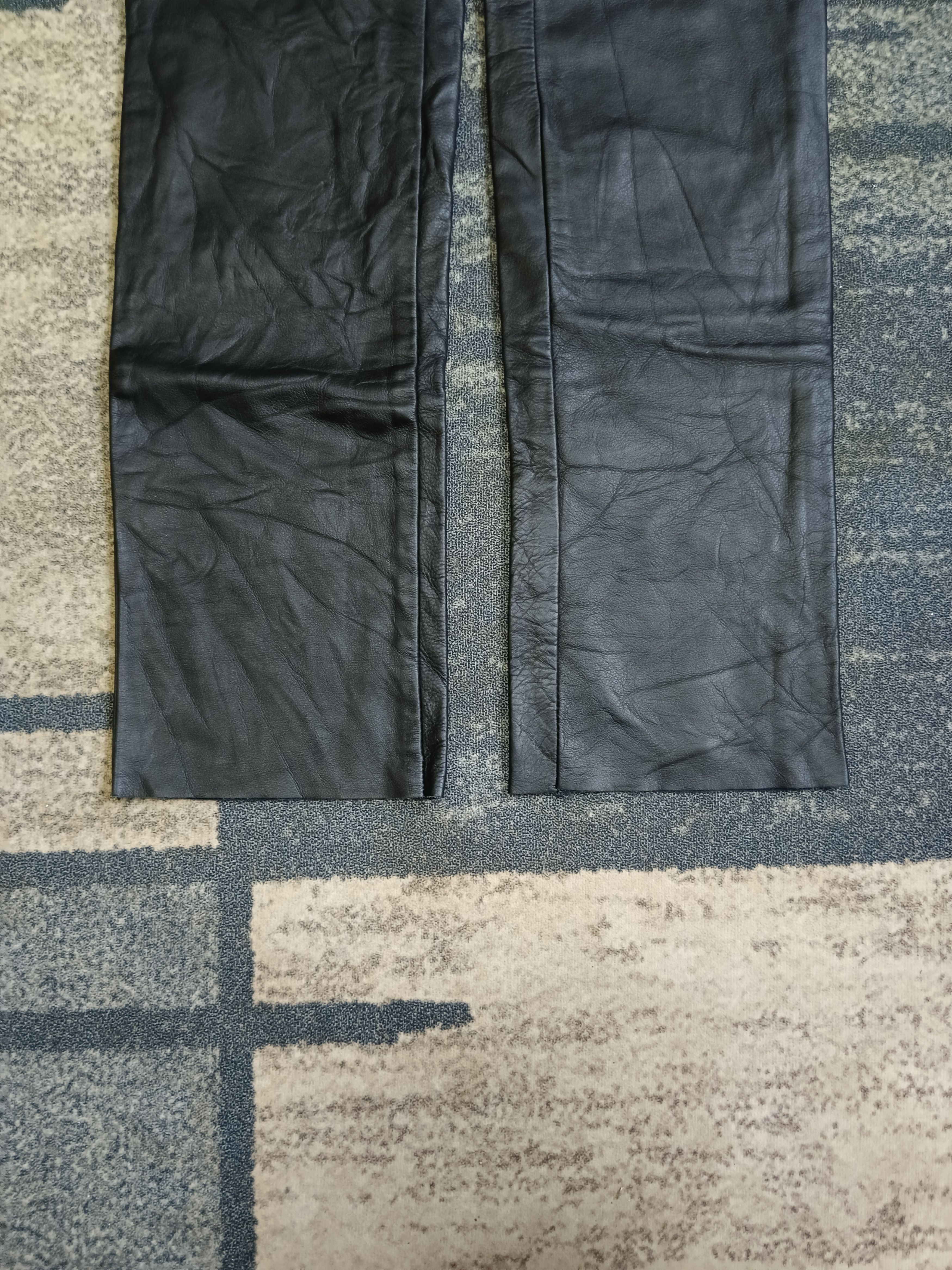 Leather × Schott SCHOTT N.Y.C MADE IN USA LEATHER PANTS Size US 29 - 8 Thumbnail