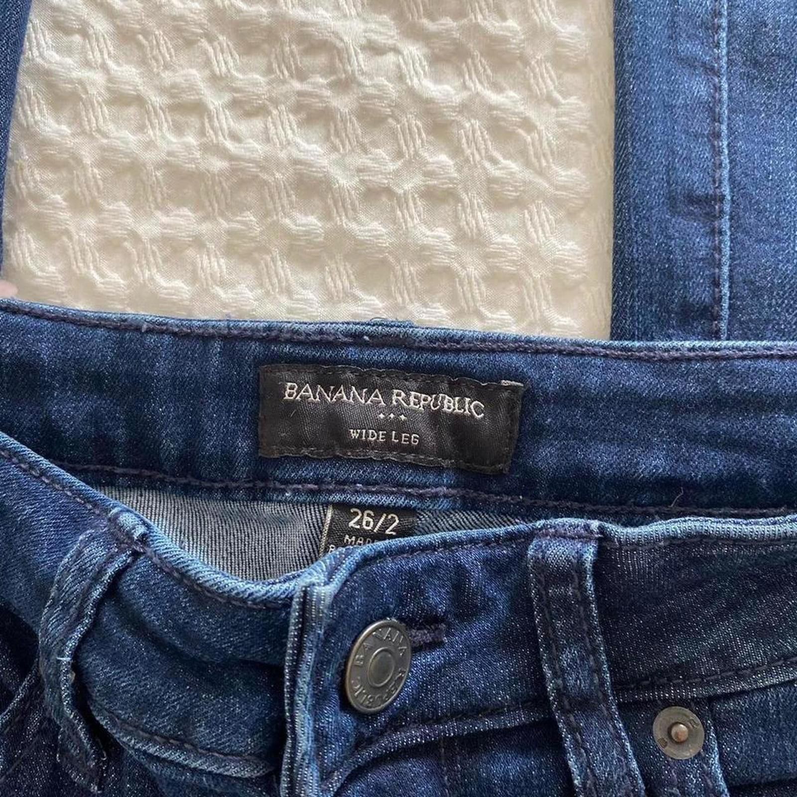 Banana Republic Banana republic-low rise navy jeans Size 26" / US 2 / IT 38 - 2 Thumbnail