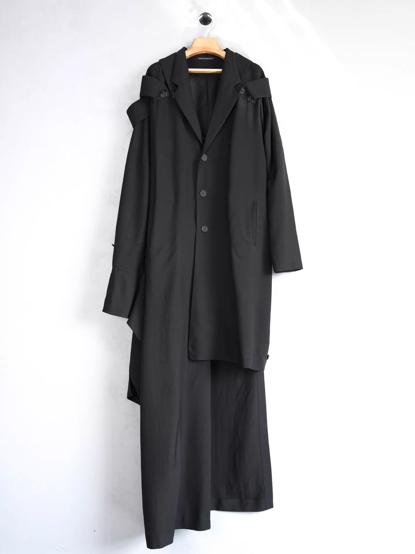 Yohji Yamamoto Yohji Yamamoto 24SS Knot Asymmetric Coat Size US S / EU 44-46 / 1 - 5 Thumbnail
