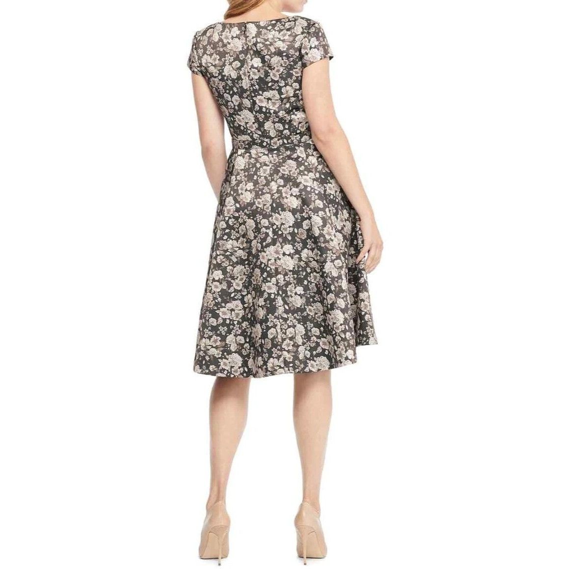 Other Gal Meets Glam Elle Brightex Duchess Satin in Floral Print Size M / US 6-8 / IT 42-44 - 3 Thumbnail