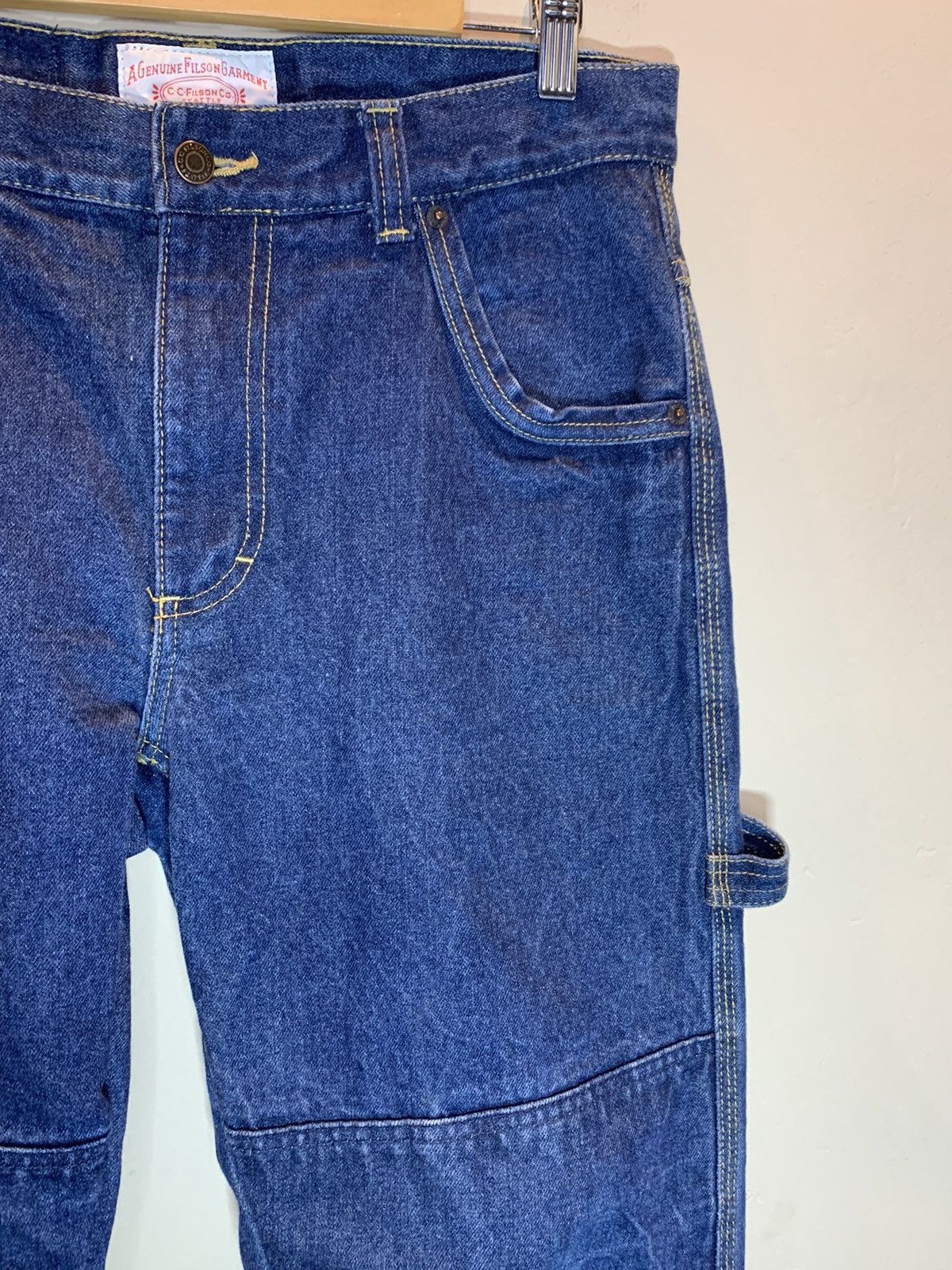Filson RARE* Vintage Filson Double Knee Carpenter Denim Jeans Pants Size US 33 - 3 Thumbnail