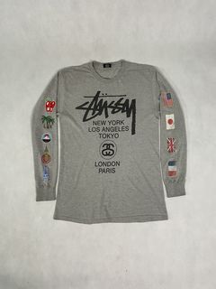 Stussy New York Los Angeles Tokyo London Paris Shirt, hoodie, sweater, long  sleeve and tank top