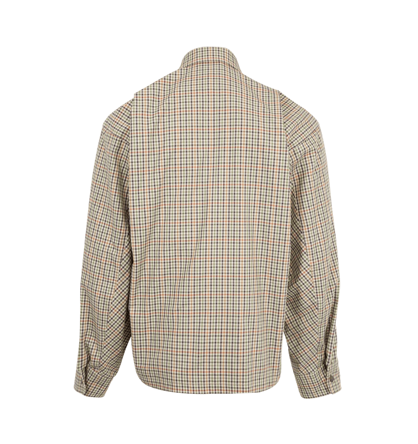 Balenciaga o1h1sh11225 Zip-Up Shirt in Beige/Khaki Size US S / EU 44-46 / 1 - 2 Thumbnail