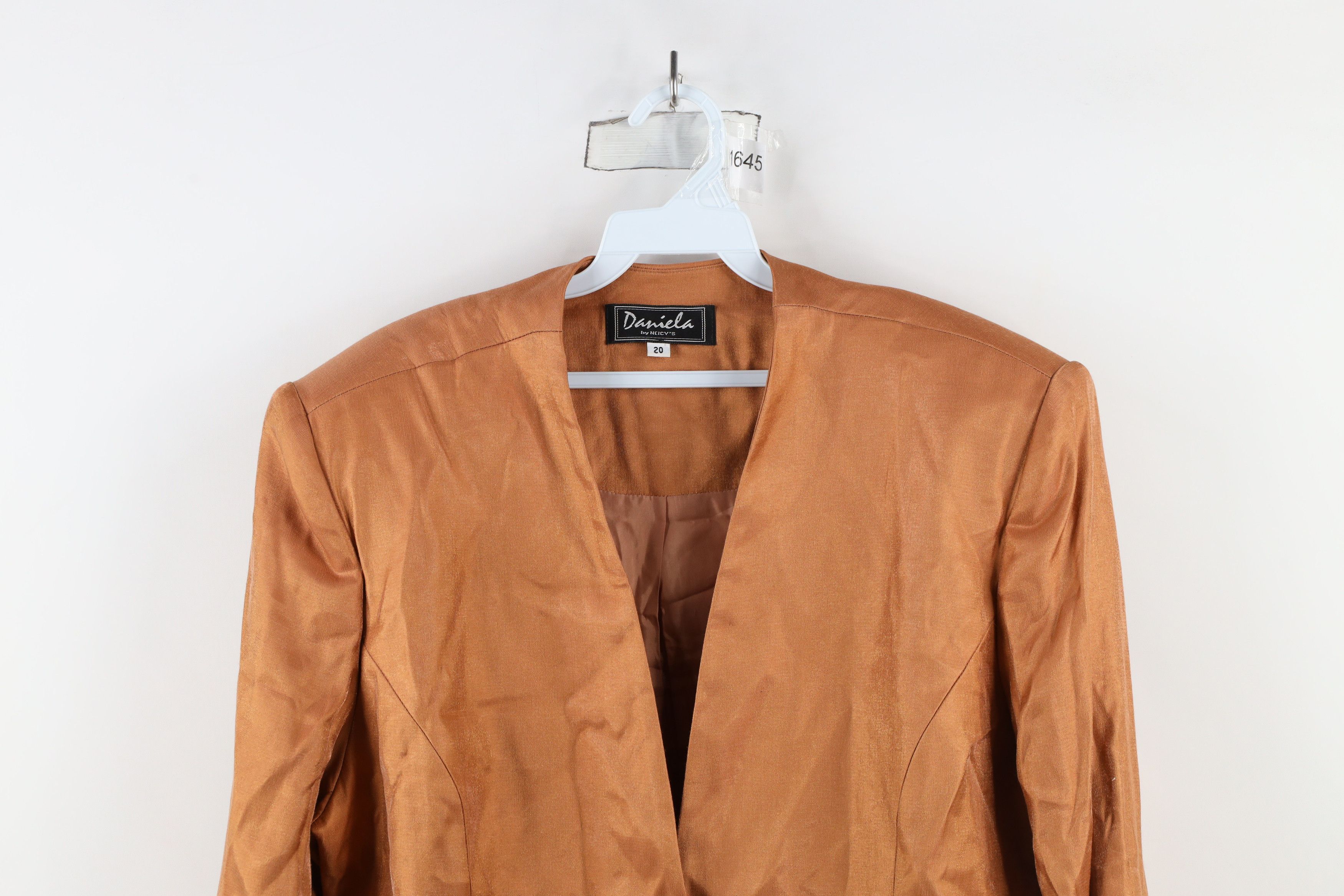Vintage Vintage 90s Streetwear Fur Trim Penny Lane Blazer Jacket USA Size 3XL / US 20-22 - 2 Thumbnail