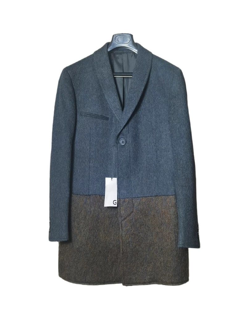 Givenchy Givenchy Wool Mohair Blended Patchwork Coat 2506-Nextarrow Size US L / EU 52-54 / 3 - 1 Thumbnail
