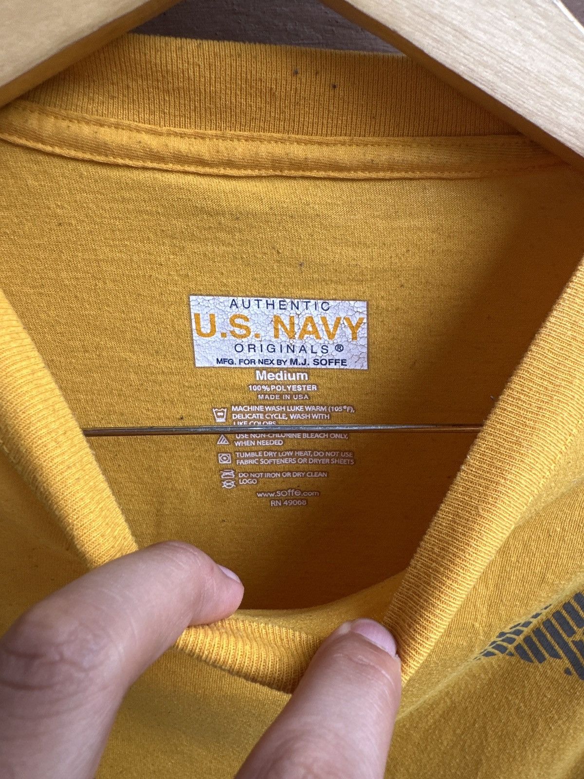 Vintage Vintage US NAVY Tee Made in USA Size US M / EU 48-50 / 2 - 3 Thumbnail