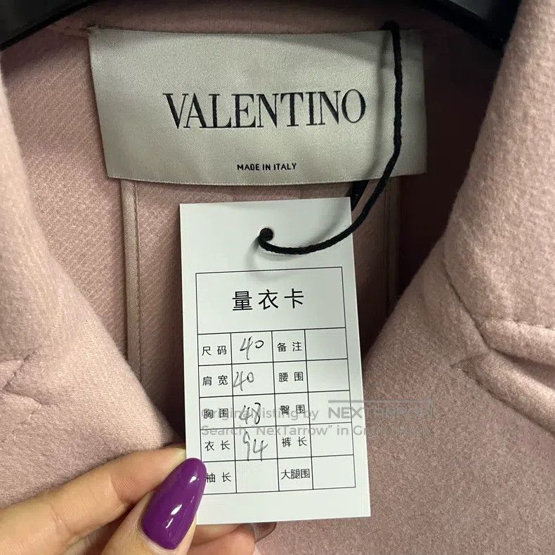 Valentino Valentino Pink solid color waist-cinching single-breasted Size S / US 4 / IT 40 - 2 Thumbnail
