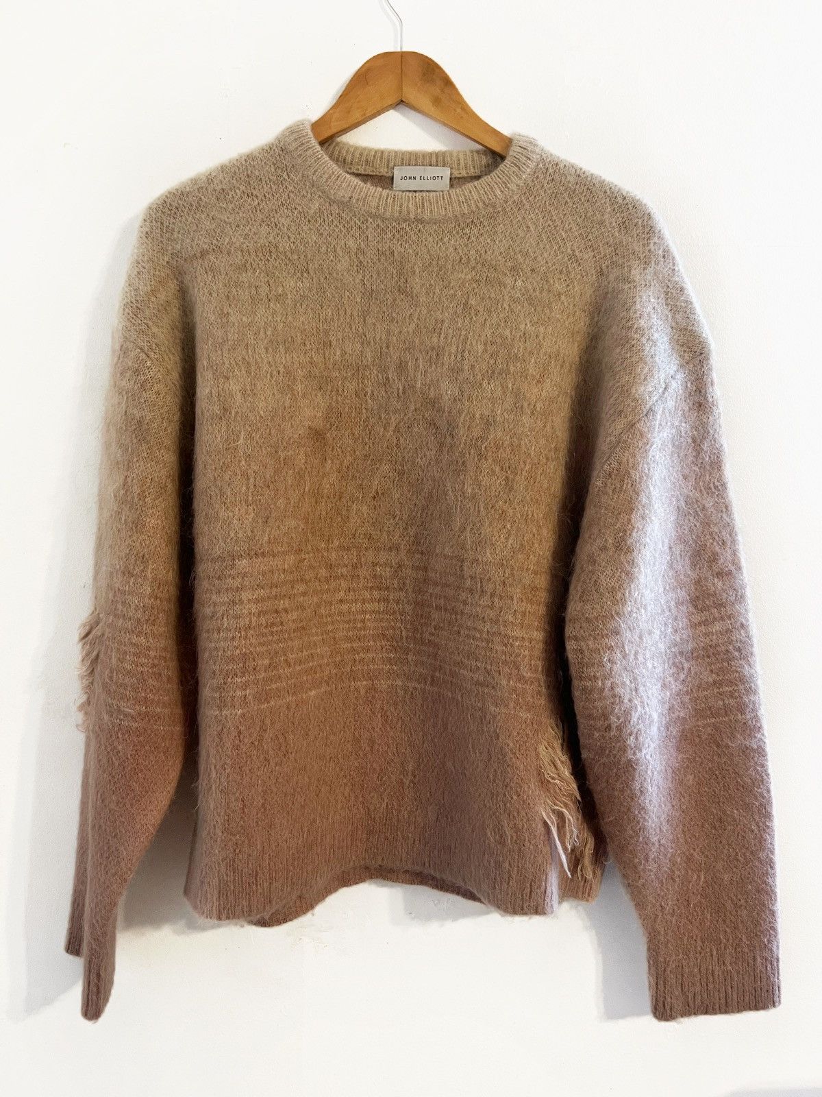 John Elliott Distressed Mohair sweater Size US S / EU 44-46 / 1 - 1 Thumbnail
