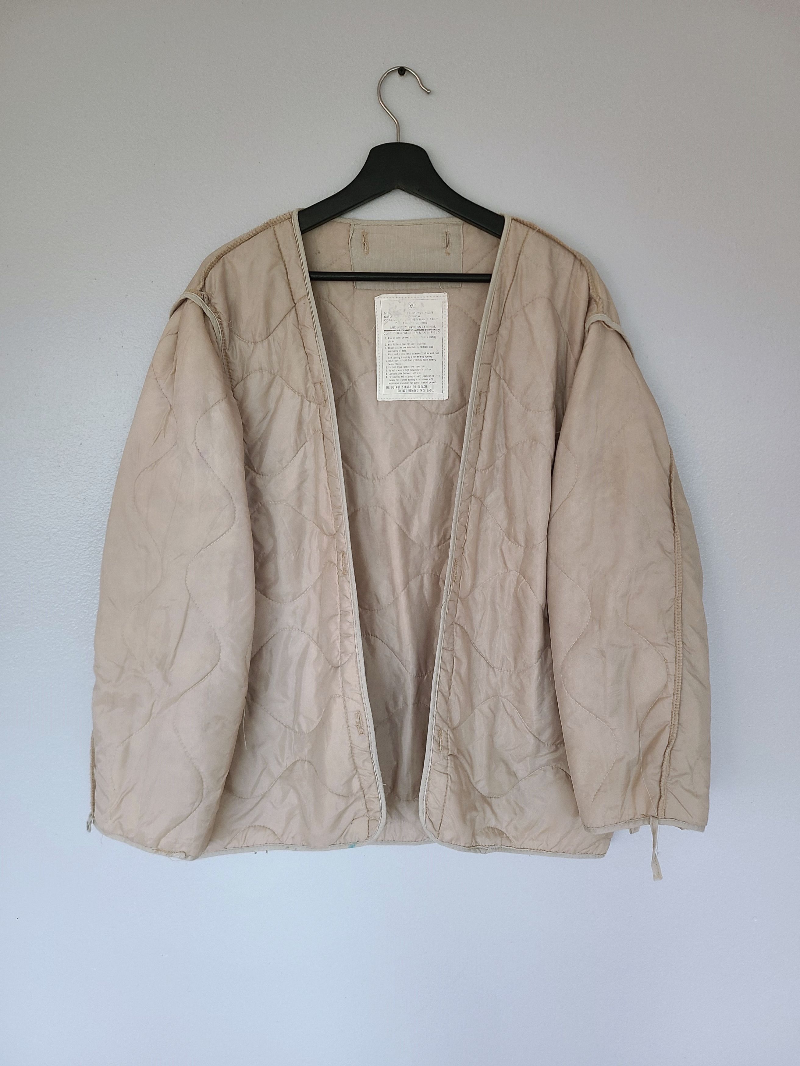 Vintage NATO Quilted Liner Jacket Size US XL / EU 56 / 4 - 1 Thumbnail