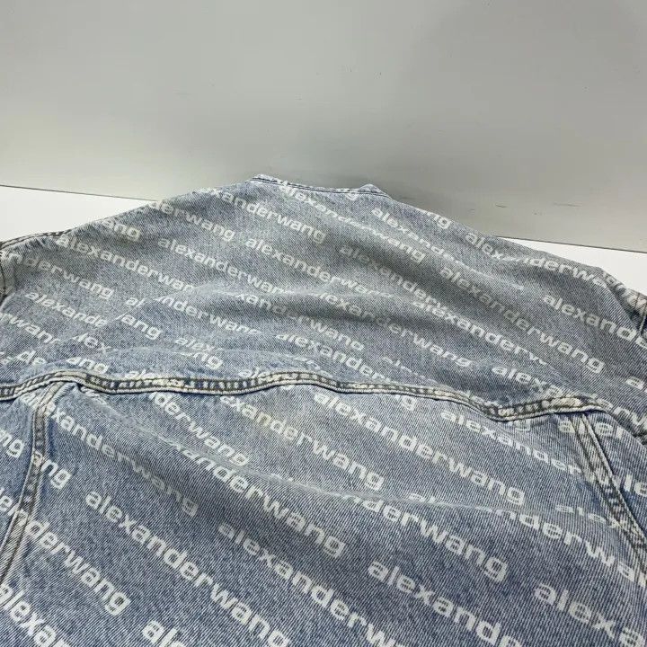 Alexander Wang Alexander Wang Blue Draped Back Jacket - Size S / US 4 / IT 40 - 9 Thumbnail