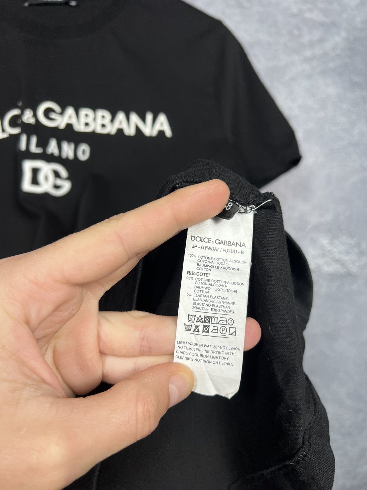 Dolce & Gabbana Dolce Gabbana DG Big Logo T-shirt Tee Size S Size US S / EU 44-46 / 1 - 9 Thumbnail