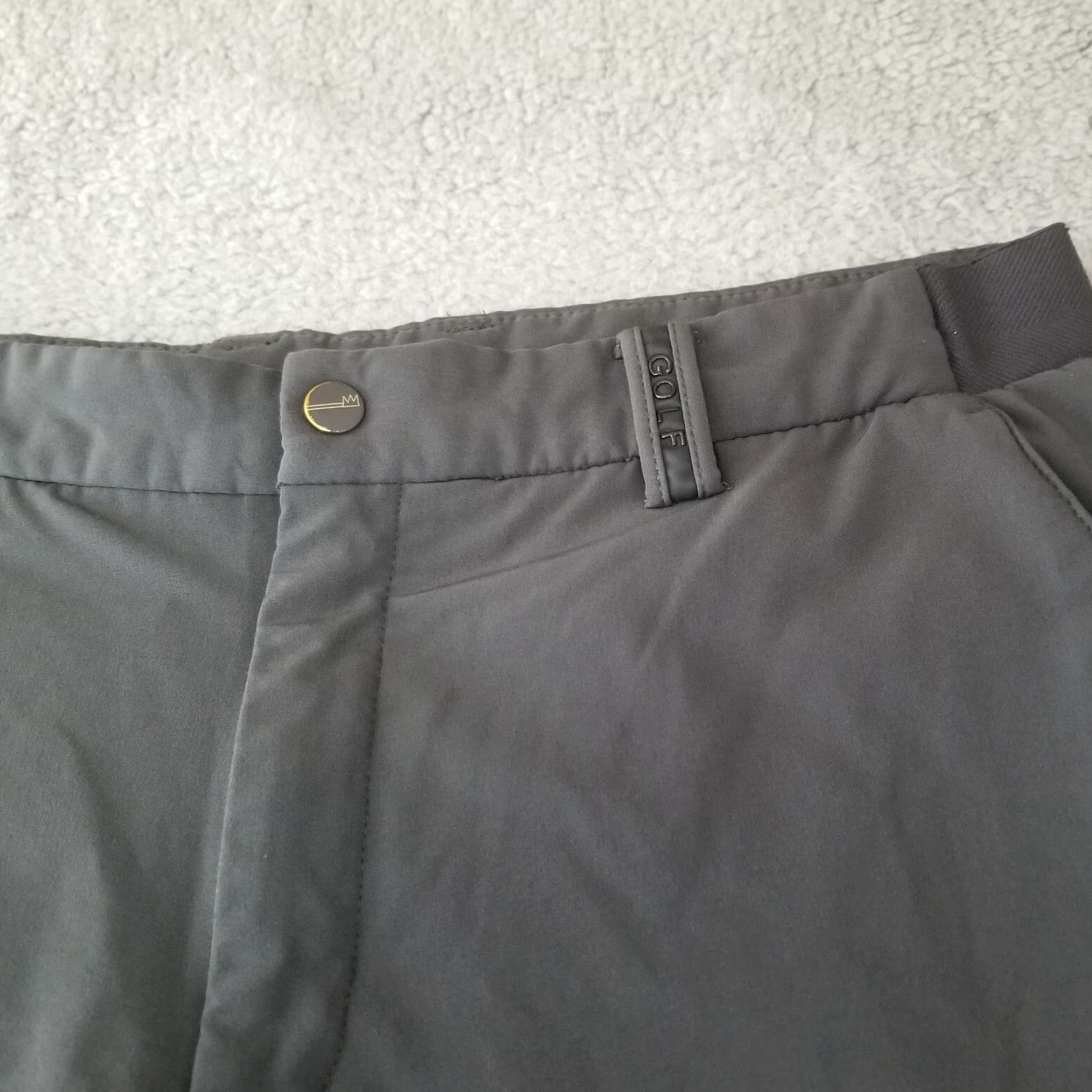 Vintage VINTAGE Jean Michel Basquiat Pants Mens 33x28 Gray Tech Performance Chino Golf Stretch Size US 33 - 4 Thumbnail
