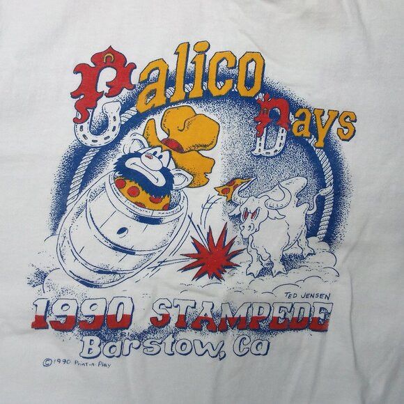 Vintage Vintage Calico Days 1990 Stampede Barstow California T-Shirt Size M / US 6-8 / IT 42-44 - 1 Thumbnail