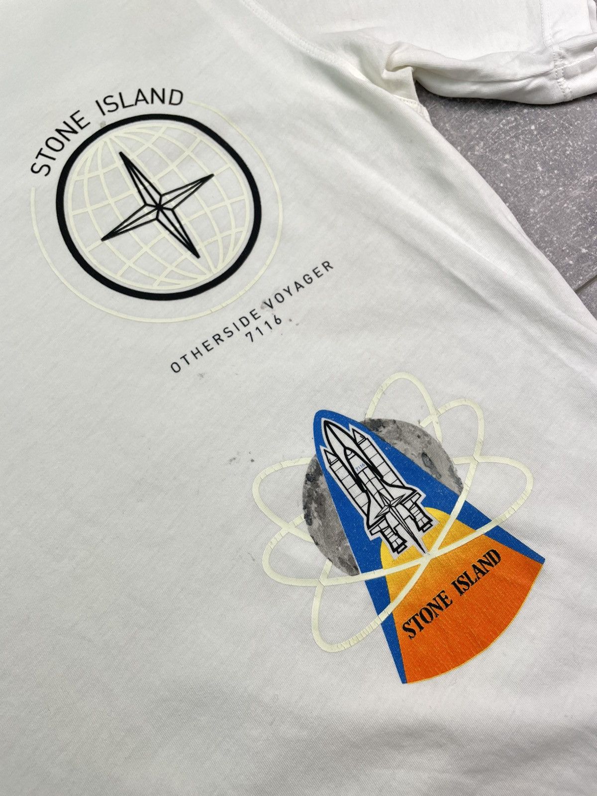 Stone Island Stone Island Junior T-shirt Big Logo Neon Size US XS / EU 42 / 0 - 3 Thumbnail