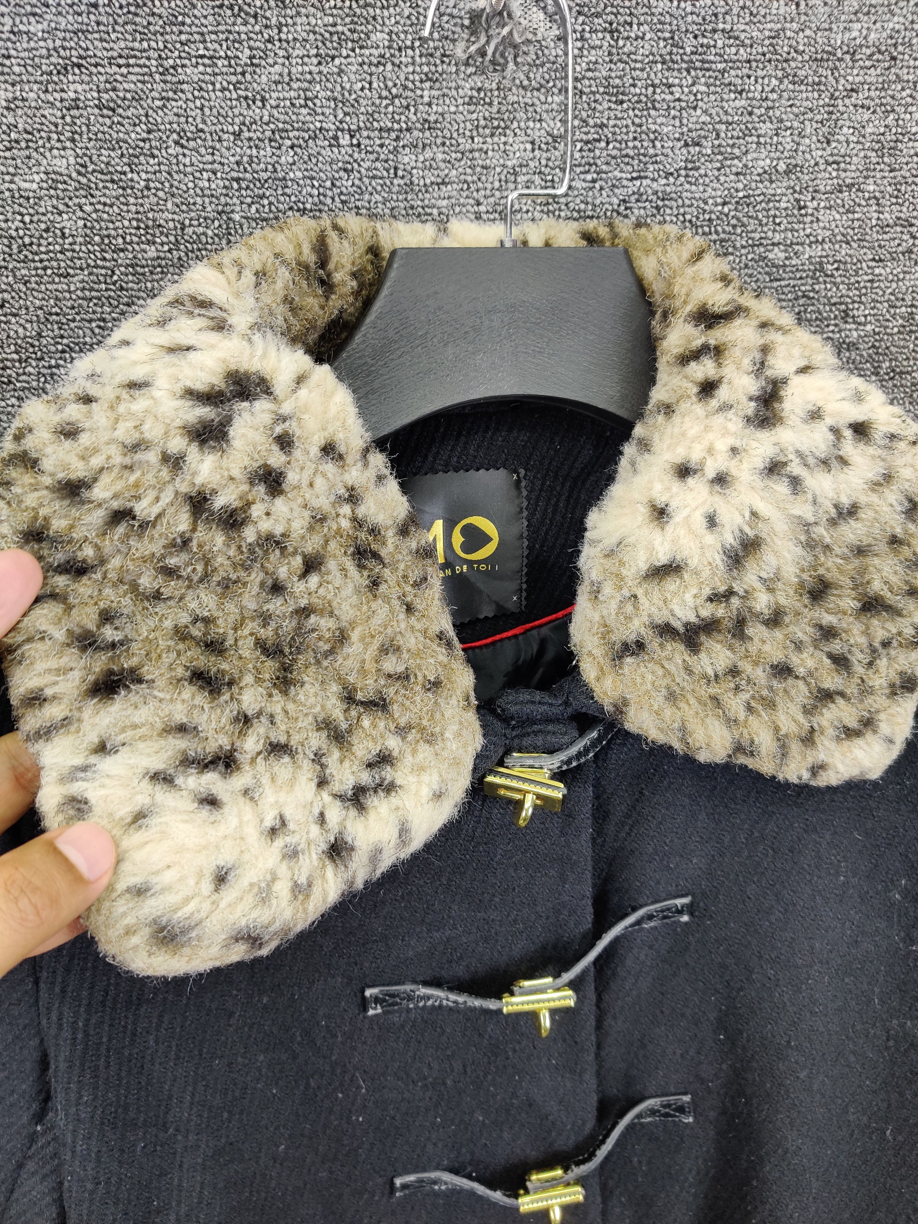 Morgan De Toi Morgan De Toi Leopard Wool Fur Coat Size US M / EU 48-50 / 2 - 2 Thumbnail