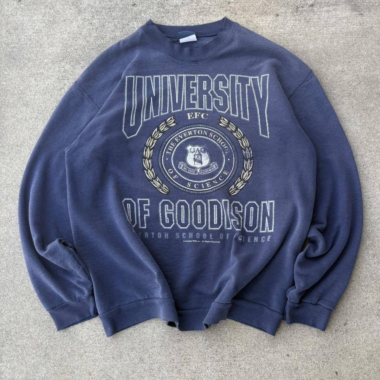 Nutmeg × Vintage Vintage Nutmeg Mills College Sweatshirt Size US L / EU 52-54 / 3 - 1 Thumbnail