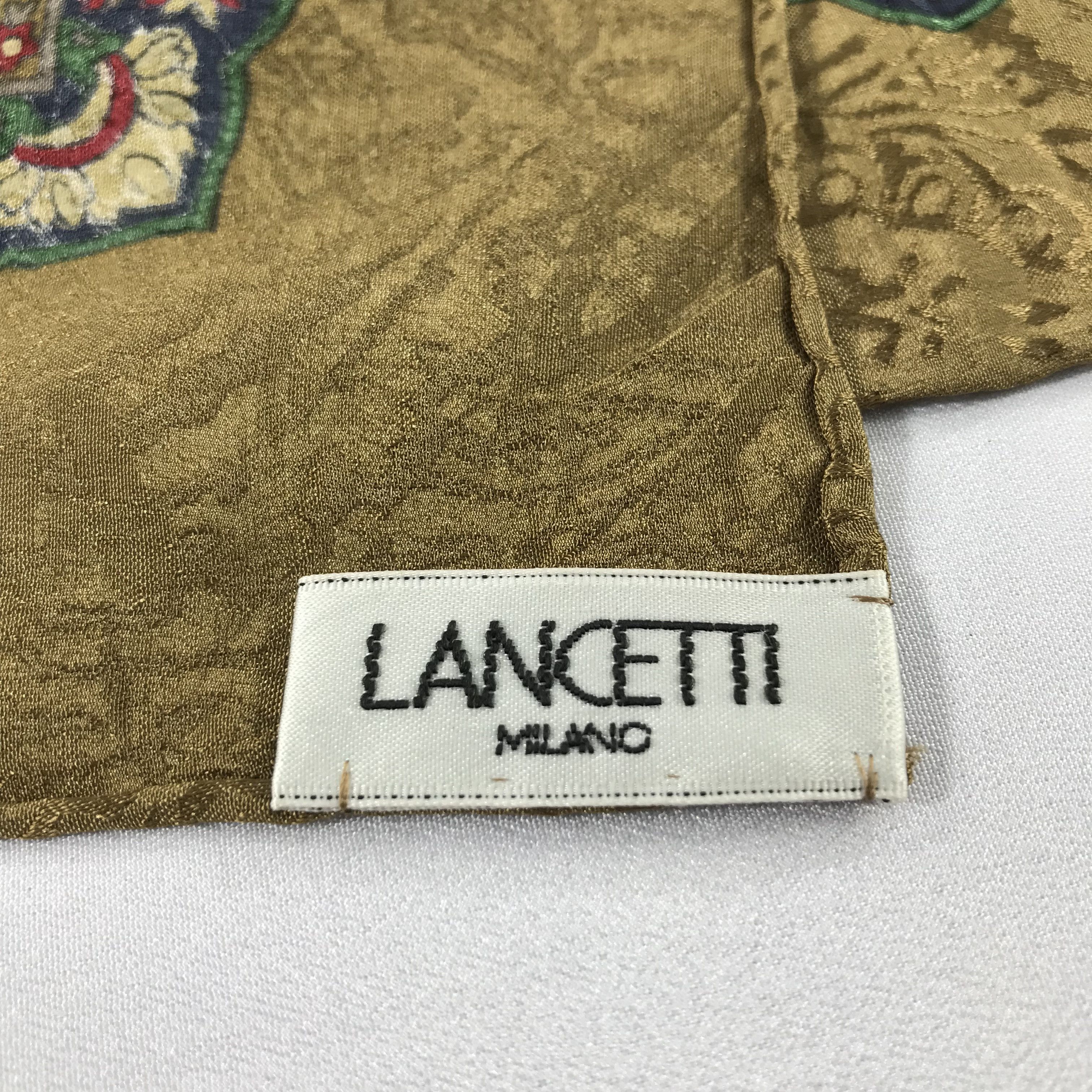 Lui di Lancetti Lancetti Luxury Floral Silk Scarf M193 Size ONE SIZE - 5 Thumbnail