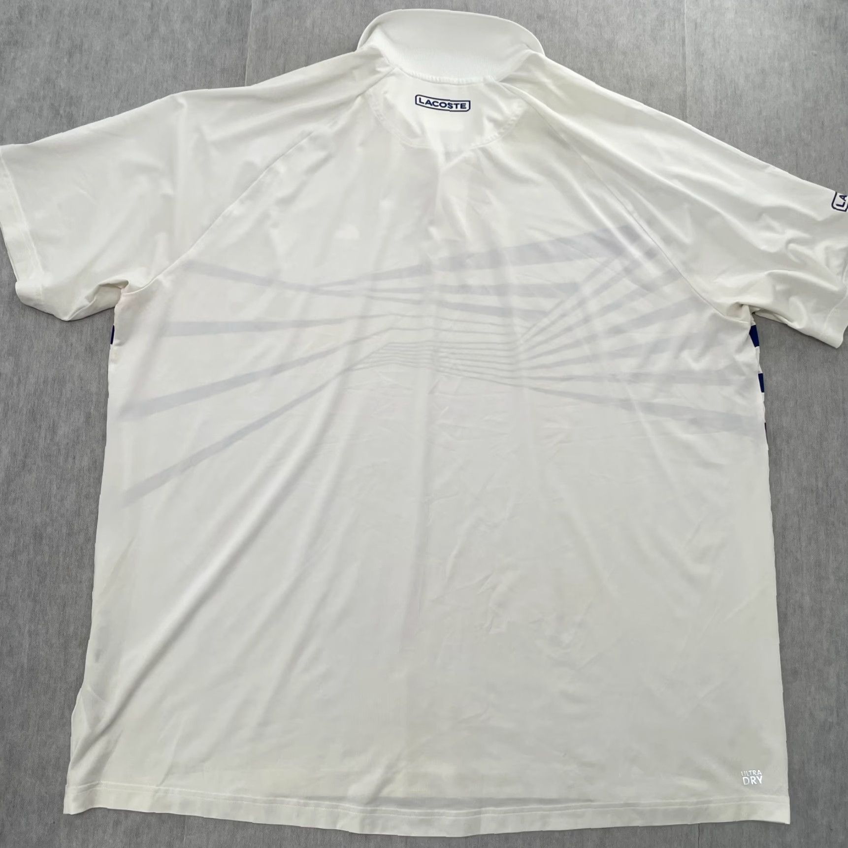 Lacoste Lacoste Sport Shirt Adult 4XL White Polo Novak Djokovic Tennis Logo Mens FR9 Polo Shirt Size US XXL / EU 58 / 5 - 7 Thumbnail