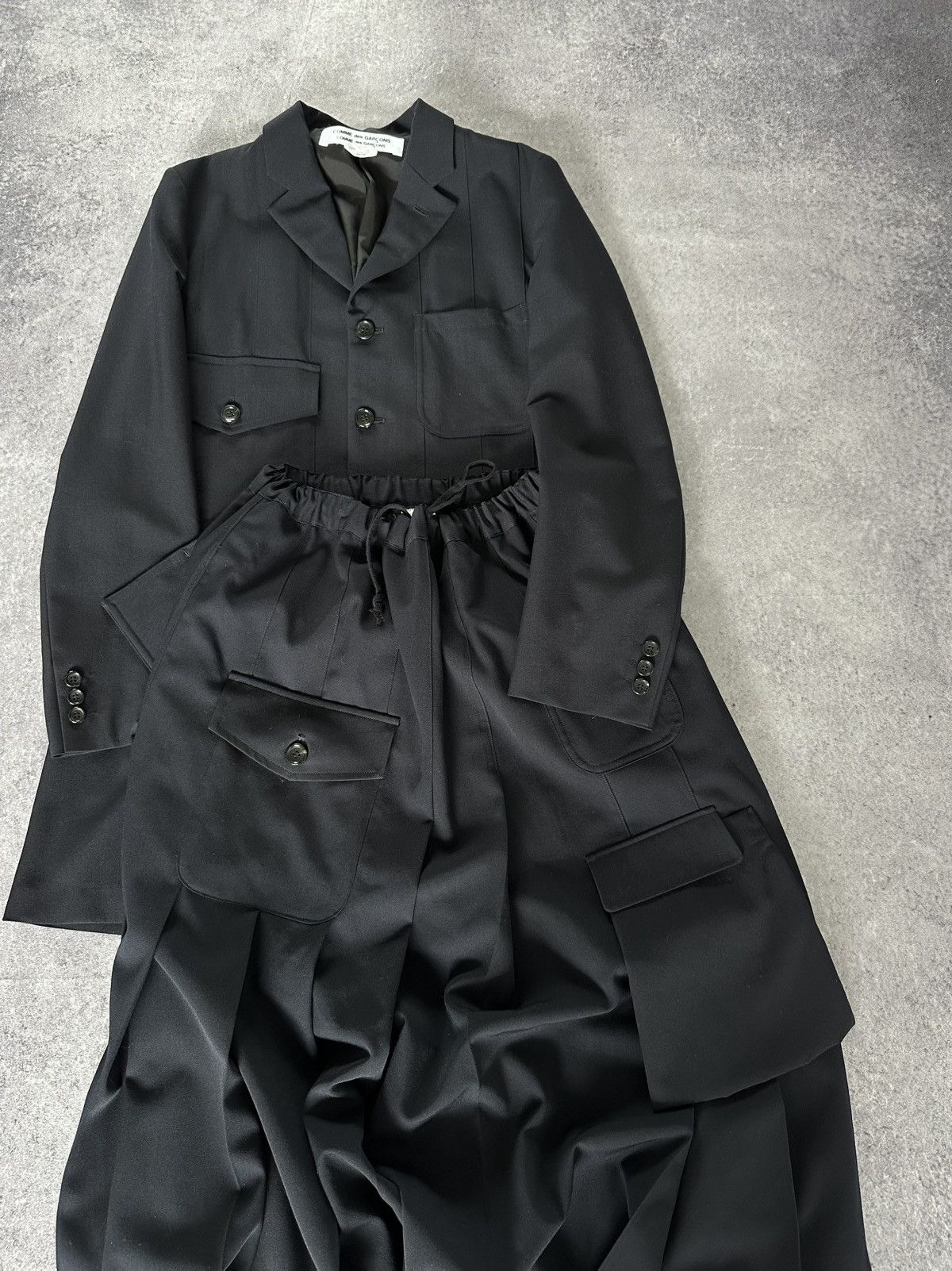 Comme des Garcons Comme Des Garçons Pocket Blazer And Long Skirt Set Size L / US 10 / IT 46 - 2 Thumbnail