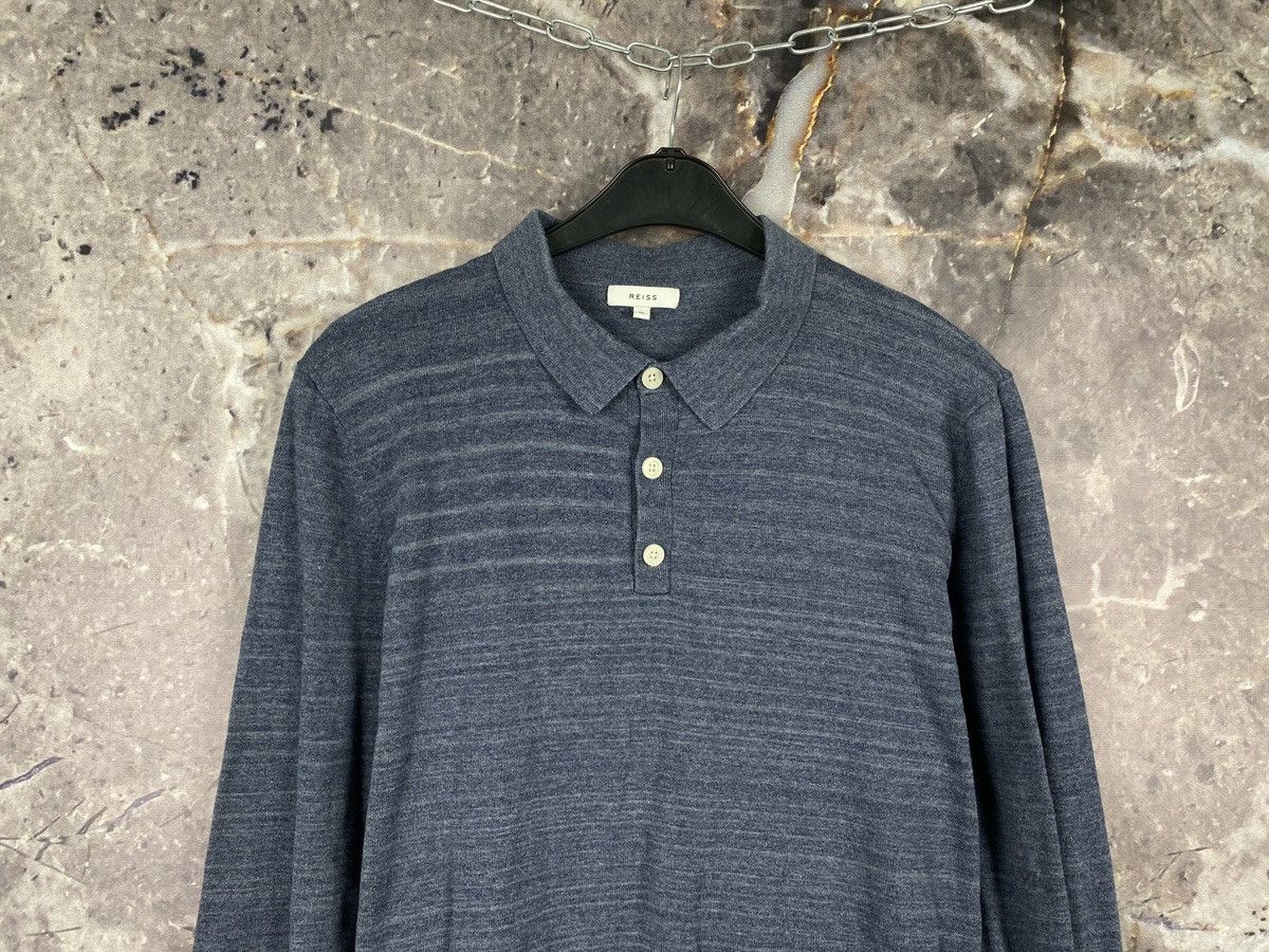 Designer Men’s Reiss Shirt Long Sleeve Pullover Size XL Size US XL / EU 56 / 4 - 2 Thumbnail