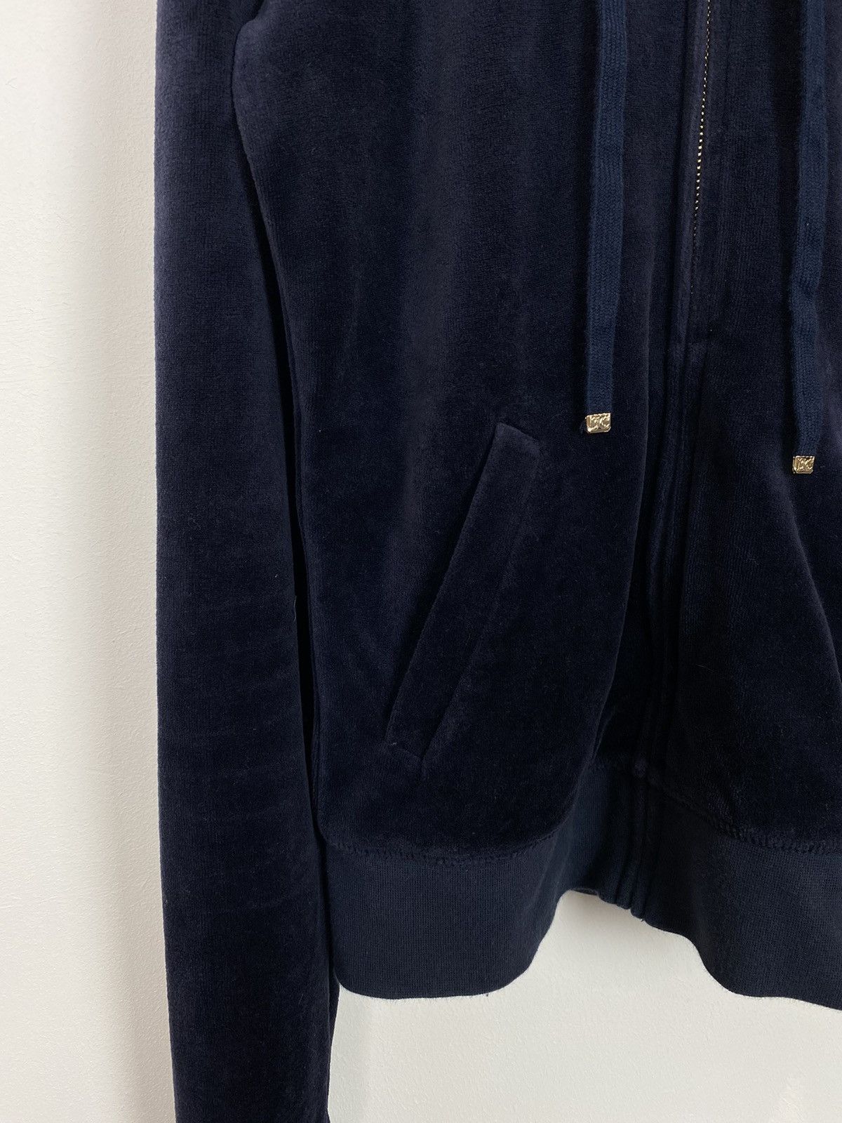 Juicy Couture Juicy Couture Velour Blue Long Sleeve Hoodie Womens Size XS Size XS / US 0-2 / IT 36-38 - 3 Thumbnail