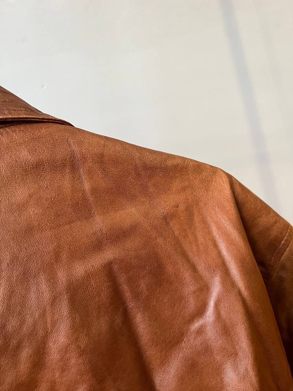 Vintage AVIA TRIX USA CLASSIC AVIATOR BIKER RETRO LEATHER JACKET XL Size US XL / EU 56 / 4 - 17 Thumbnail