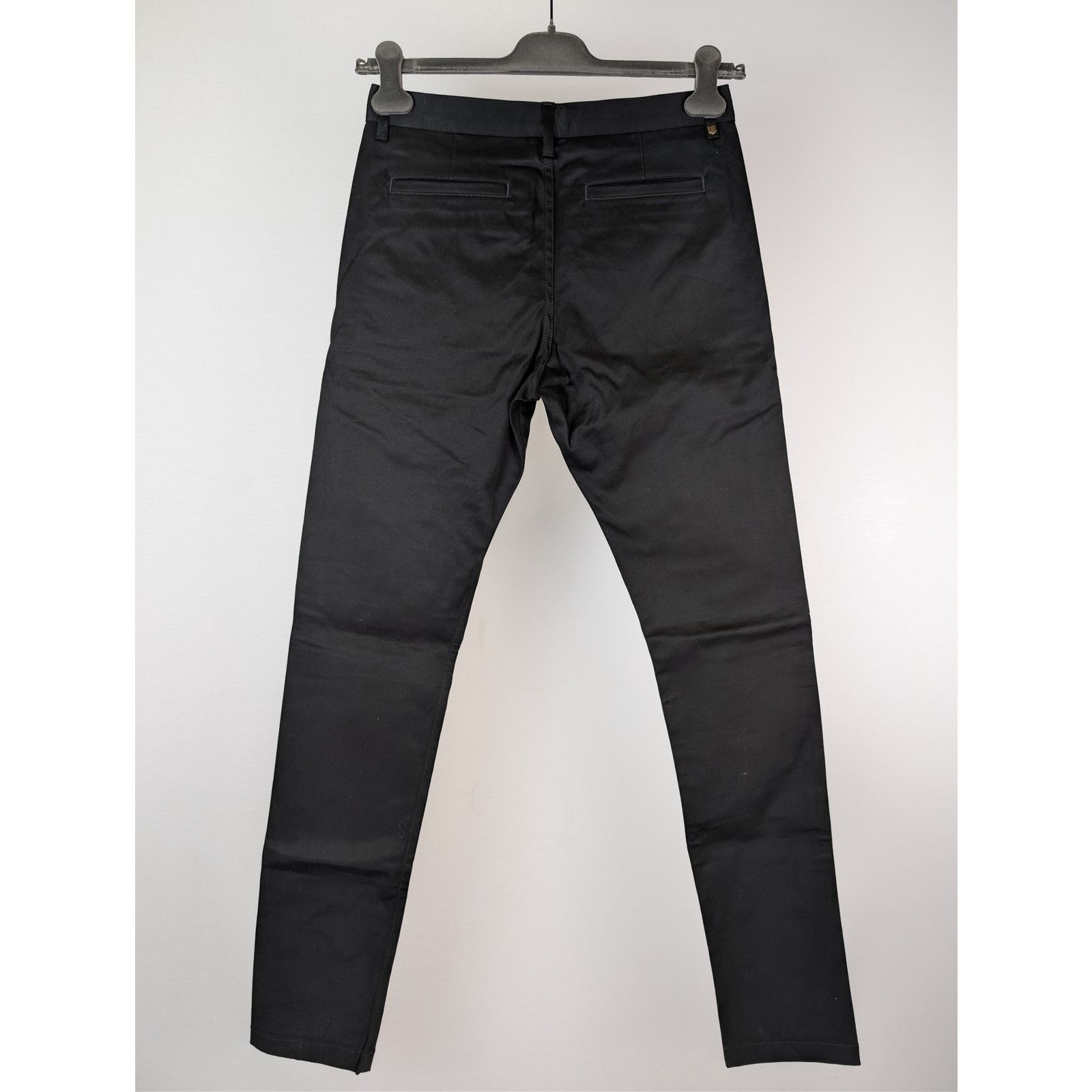 Saint Laurent Paris o1rshd1 Chinos Jeans in Black Raw Size US 29 - 11 Thumbnail